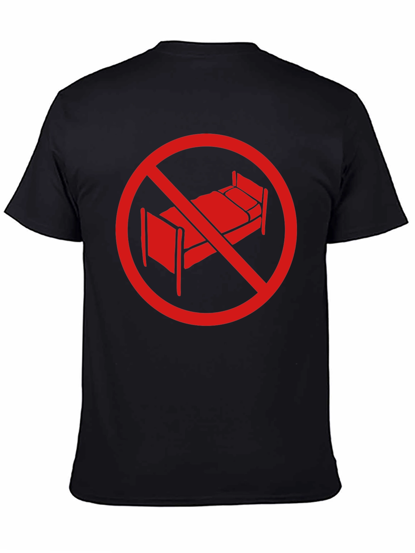 No Sleep Zone Black T-Shirt