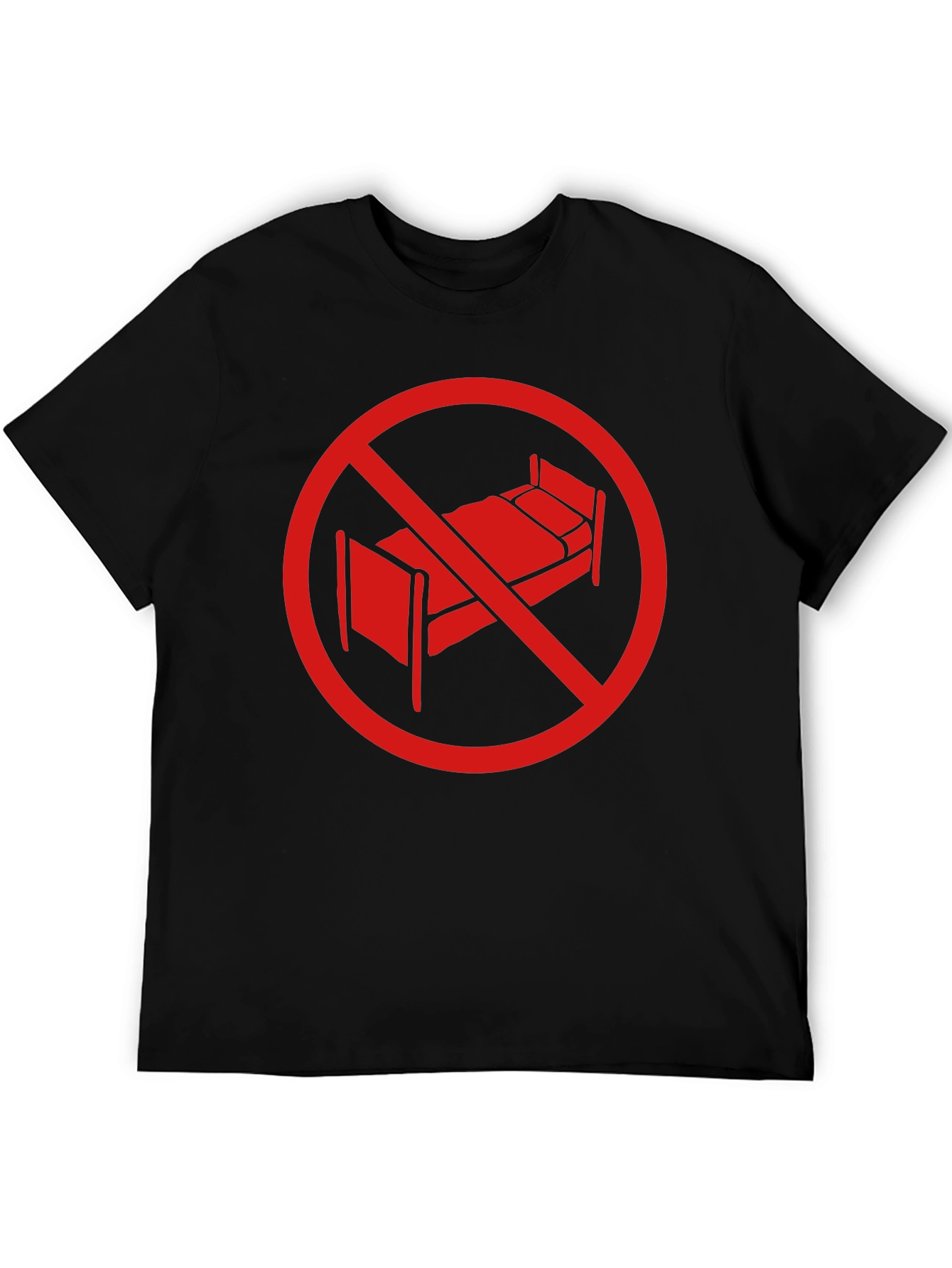No Sleep Zone Black T-Shirt