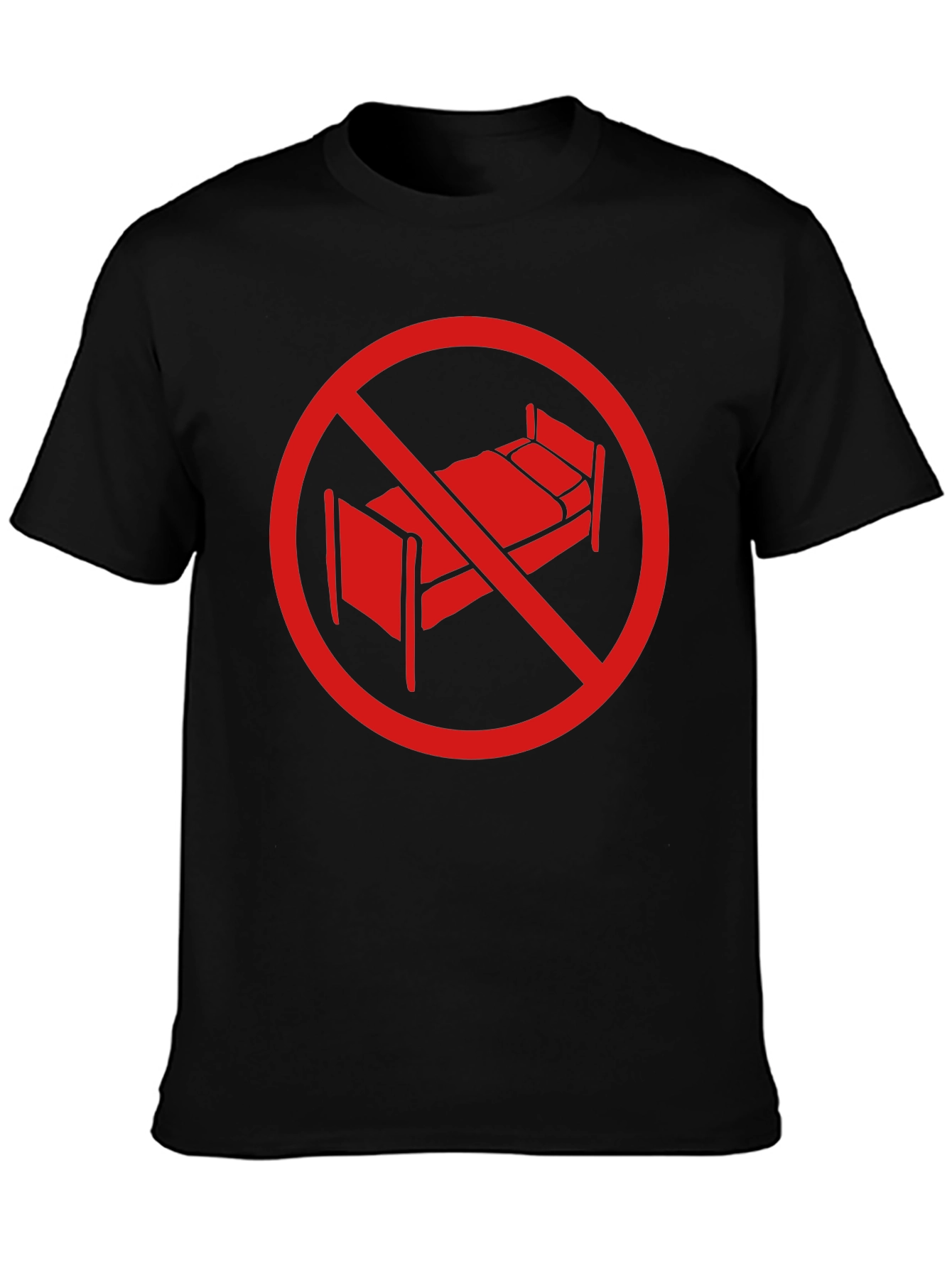 No Sleep Zone Black T-Shirt