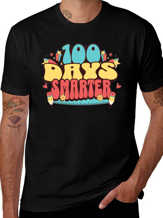 100 Days Smarter Retro T-Shirt