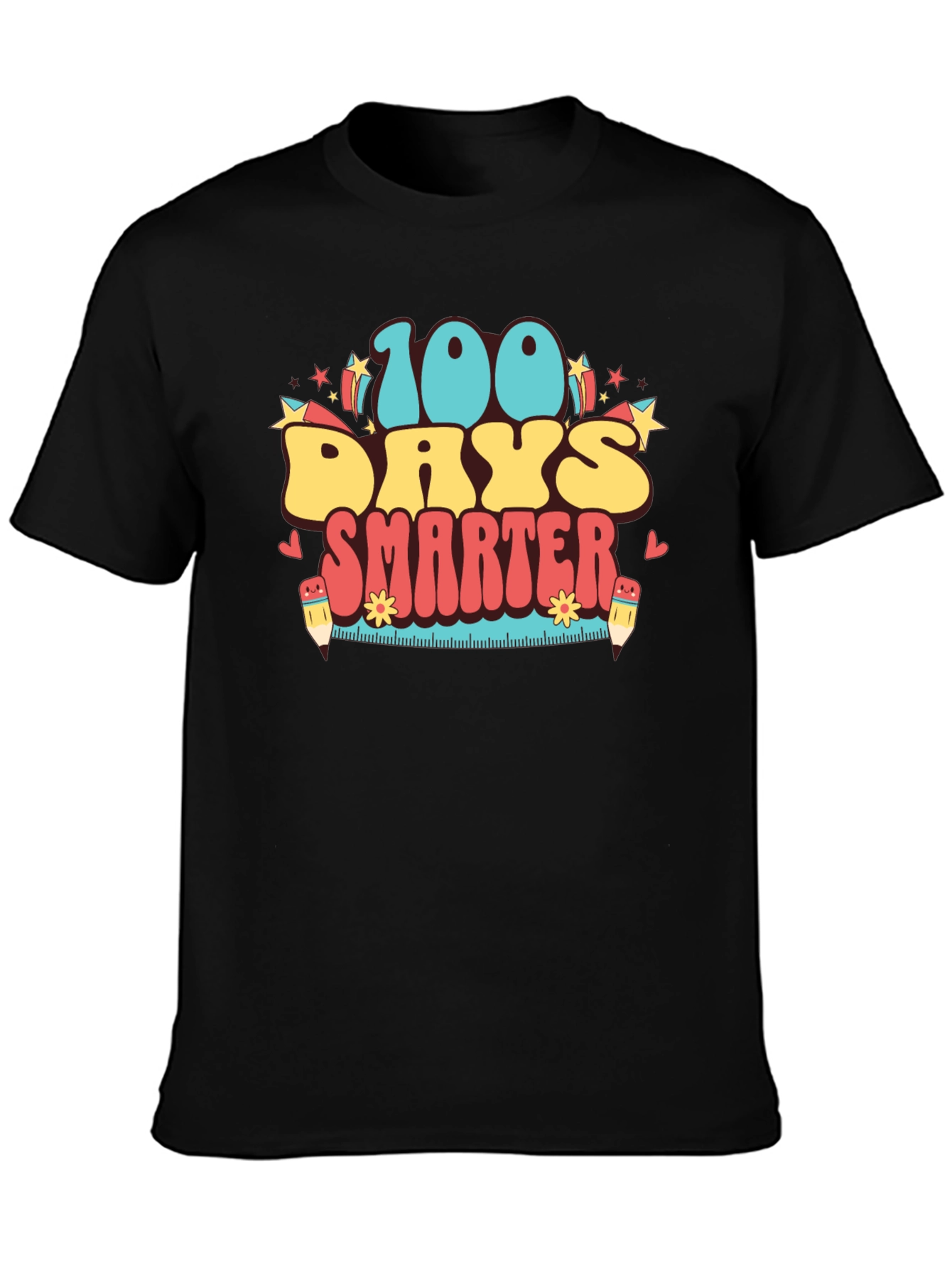 100 Days Smarter Retro T-Shirt