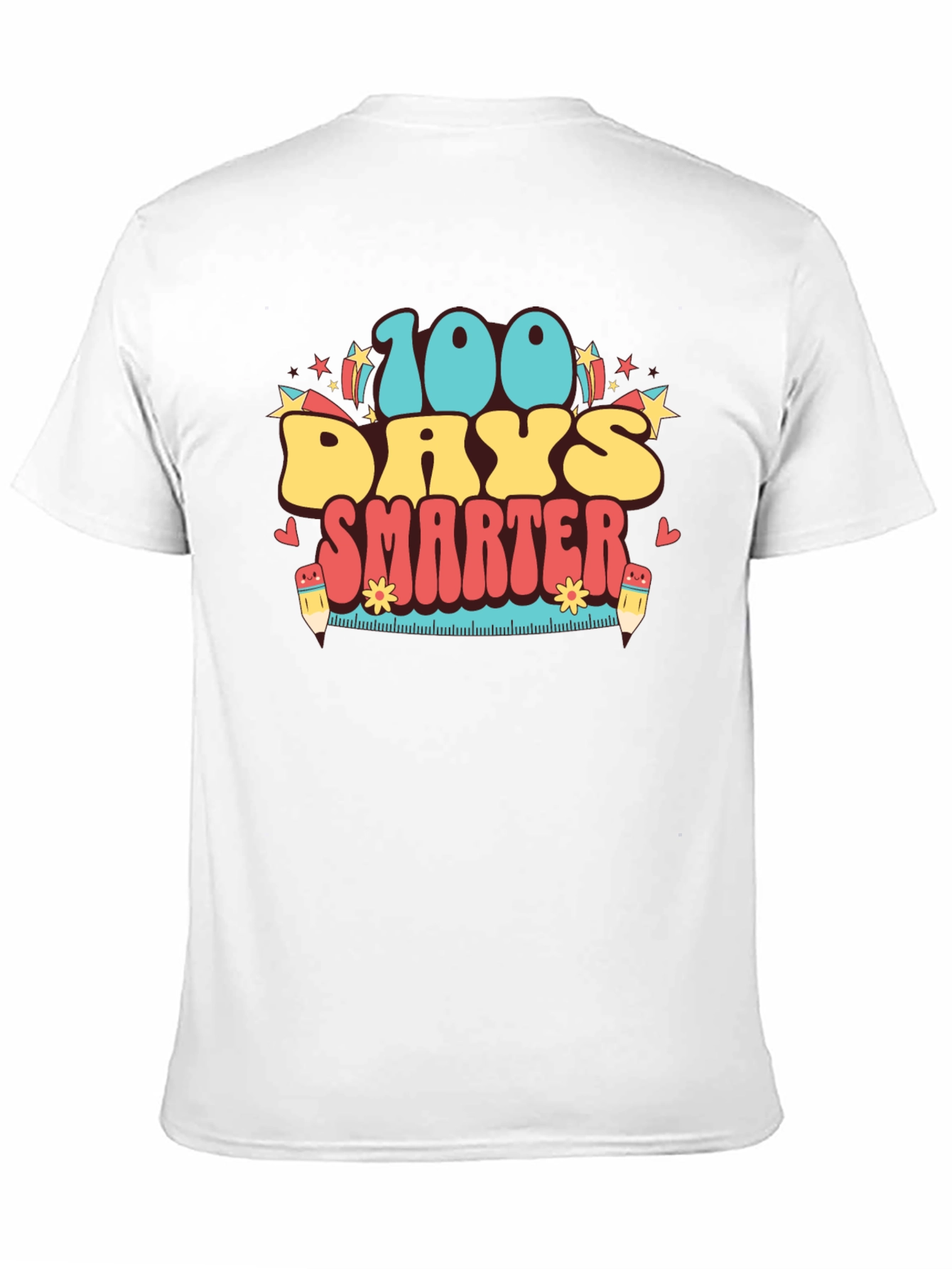 100 Days Smarter Retro T-Shirt