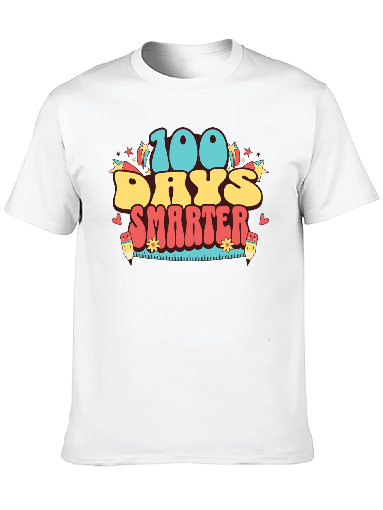 100 Days Smarter Retro T-Shirt