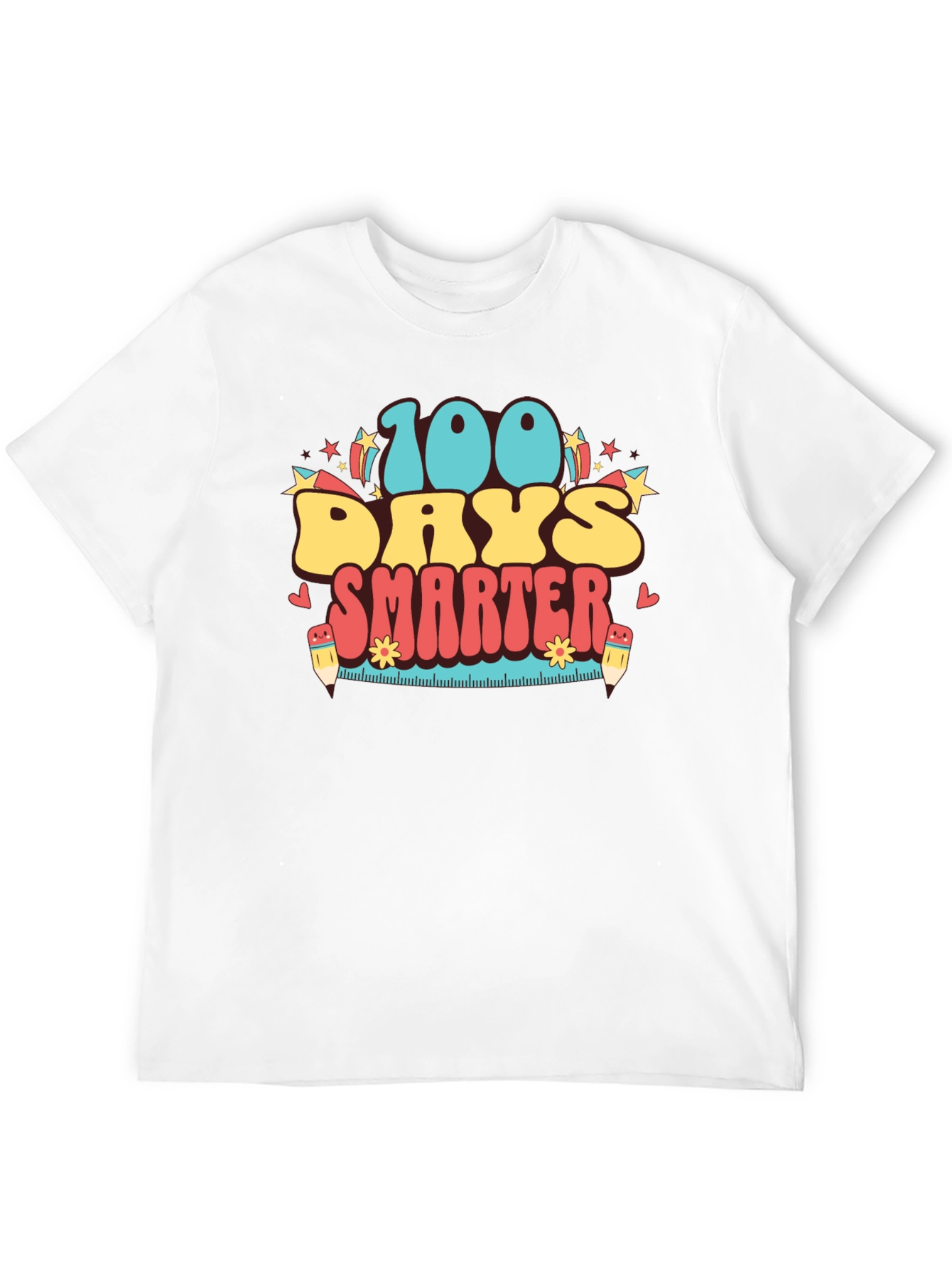 100 Days Smarter Retro T-Shirt