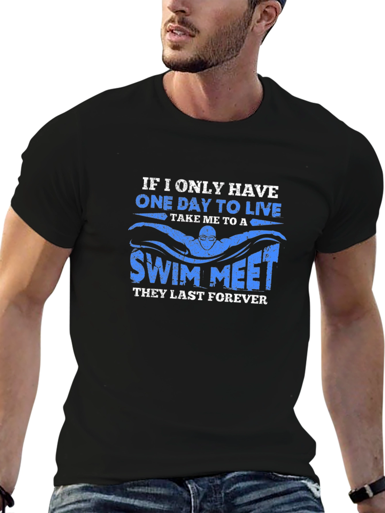 Swim Meet T-Shirt - Live for Swimming