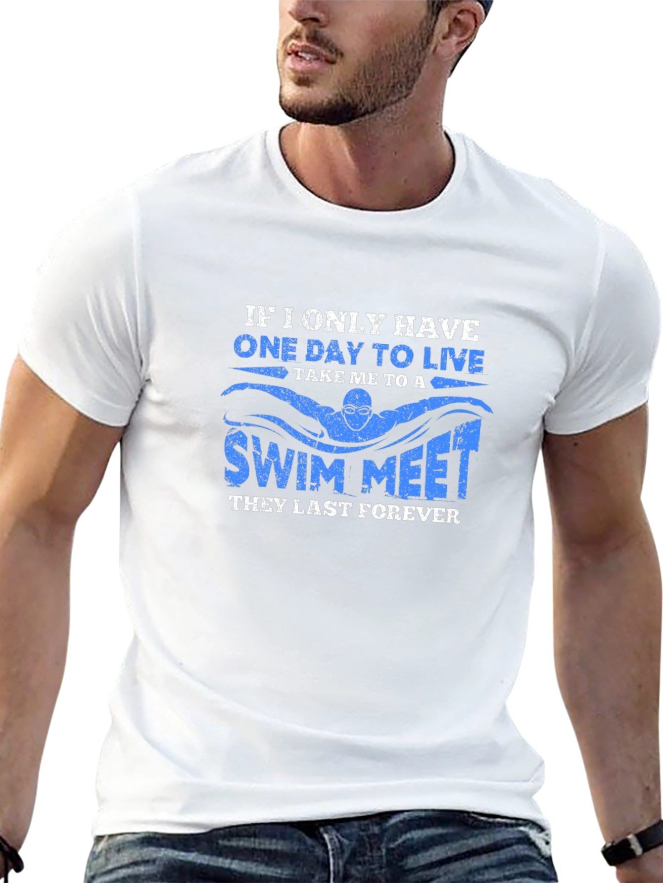Swim Meet T-Shirt - Live for Swimming