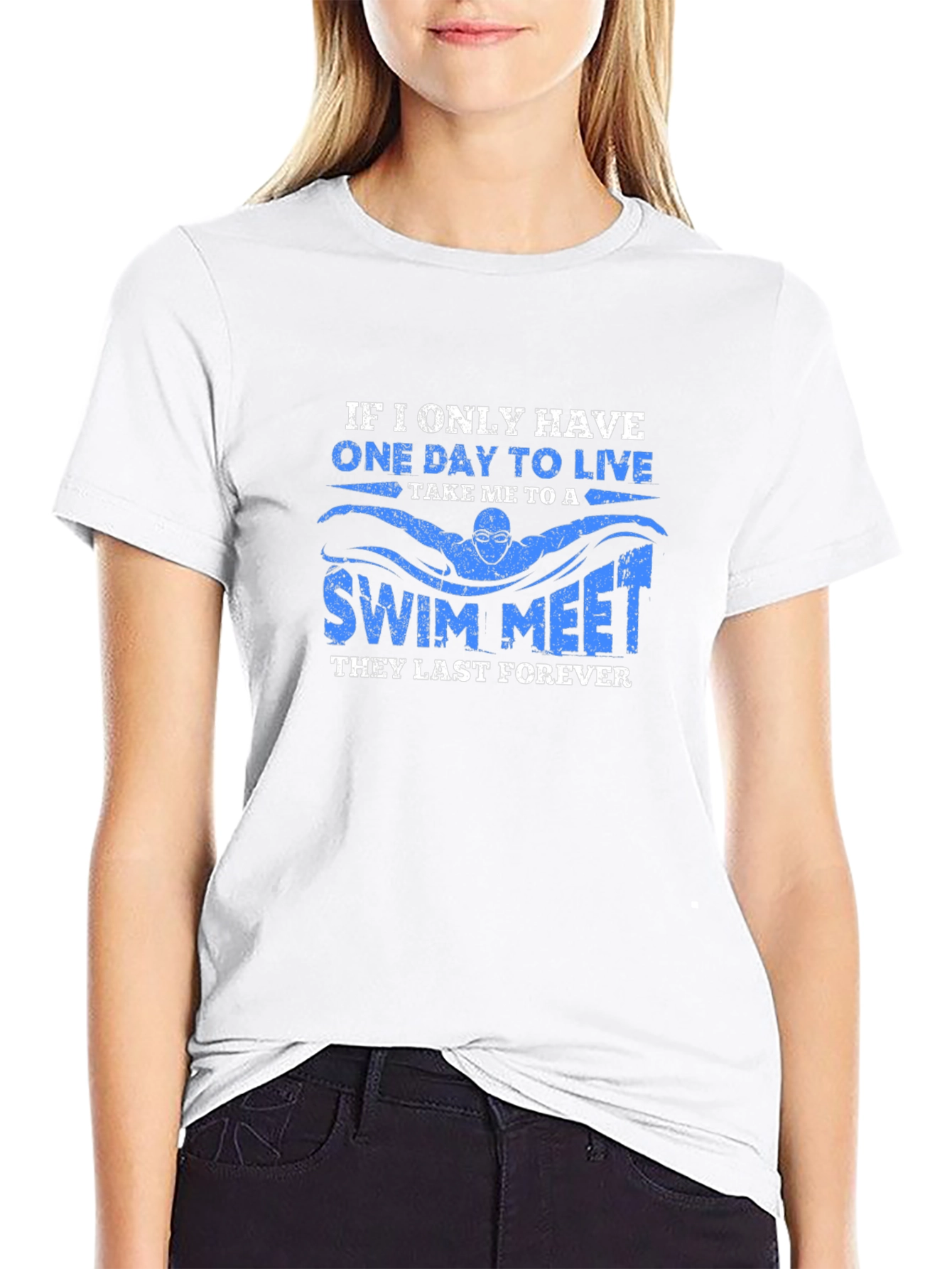 Swim Meet T-Shirt - Live for Swimming