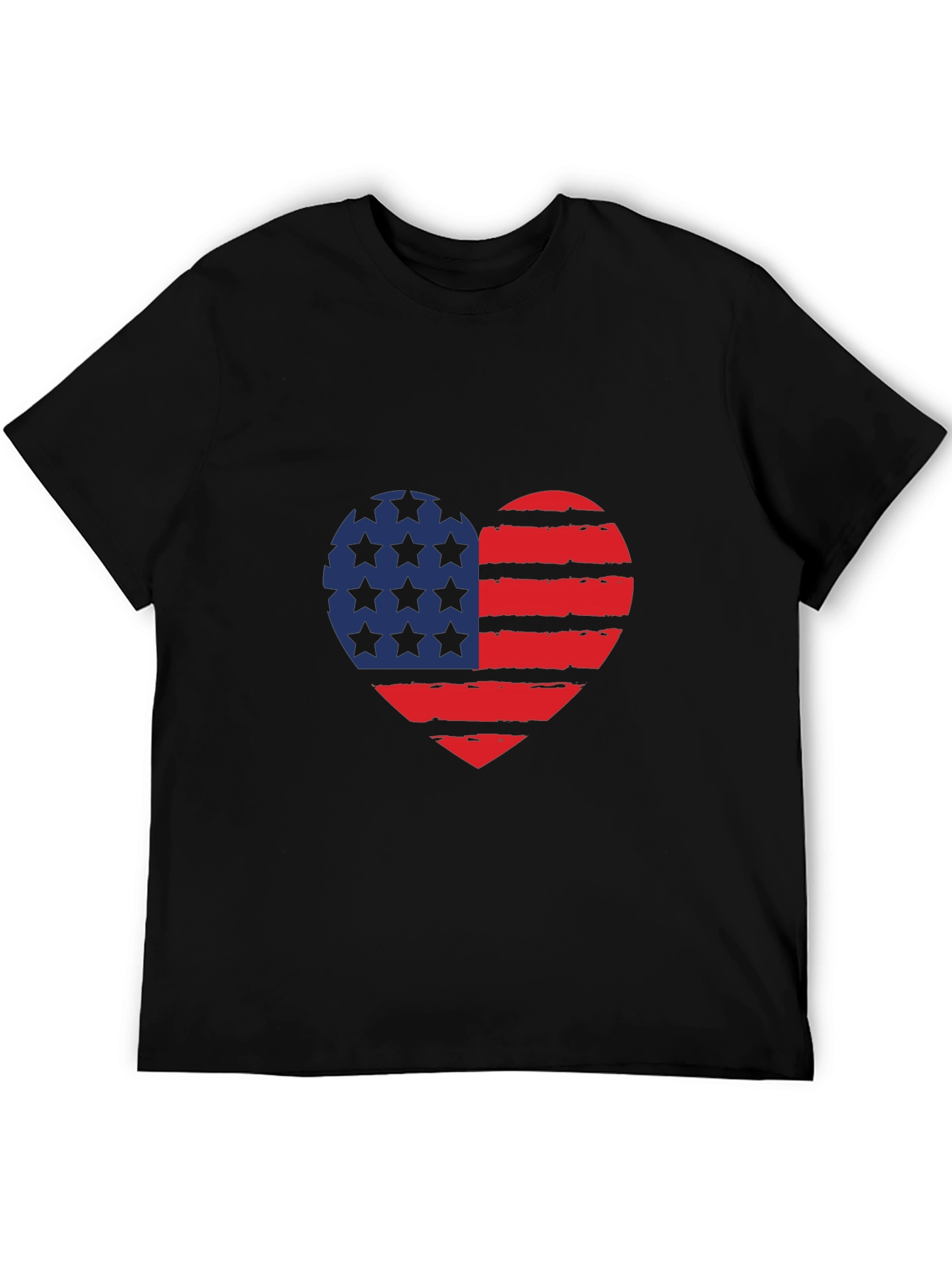 American Flag Heart T-Shirt