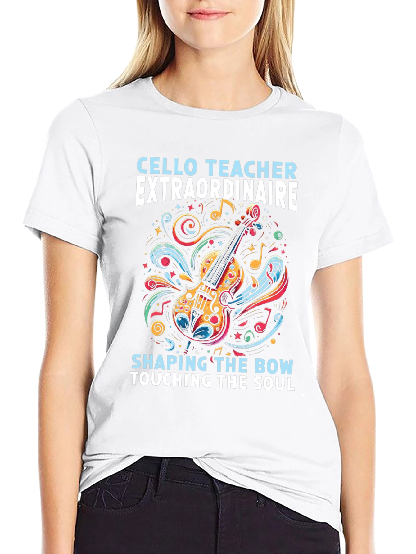 Cello Teacher Extraordinaire Graphic T-Shirt