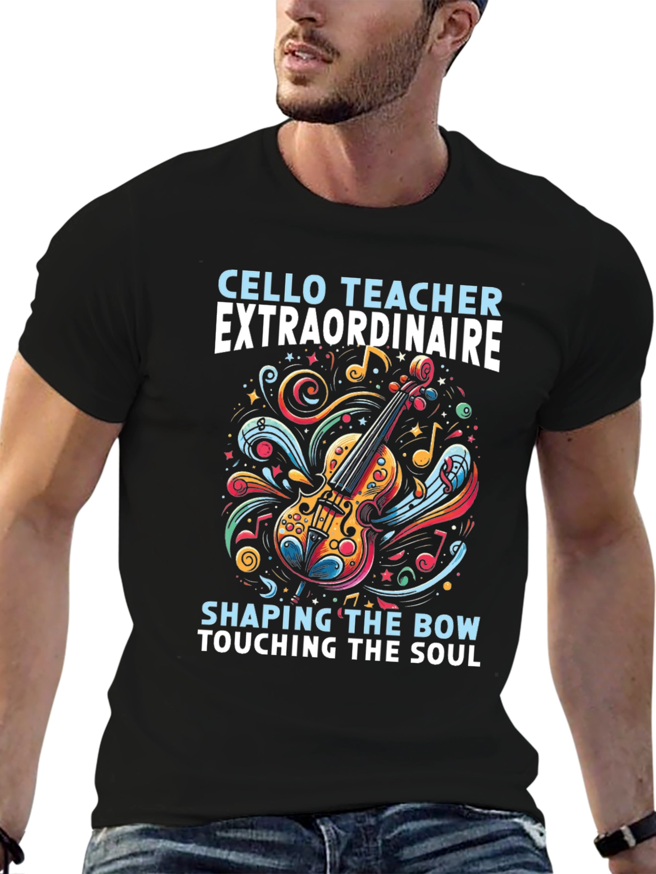 Cello Teacher Extraordinaire Graphic T-Shirt