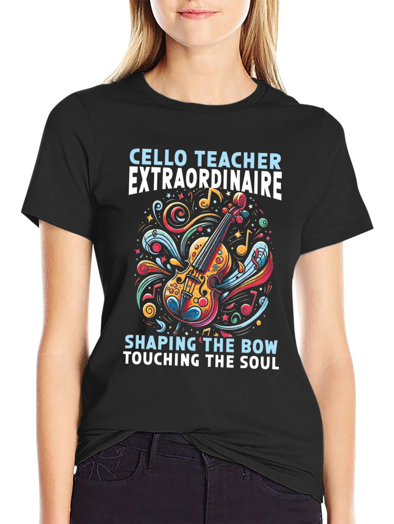 Cello Teacher Extraordinaire Graphic T-Shirt