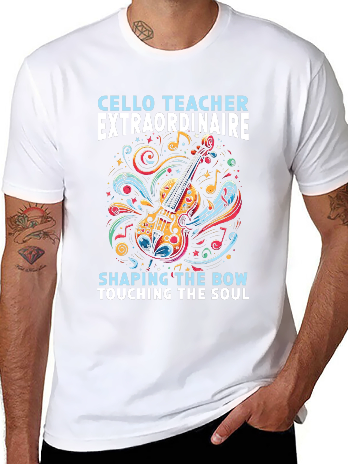 Cello Teacher Extraordinaire Graphic T-Shirt