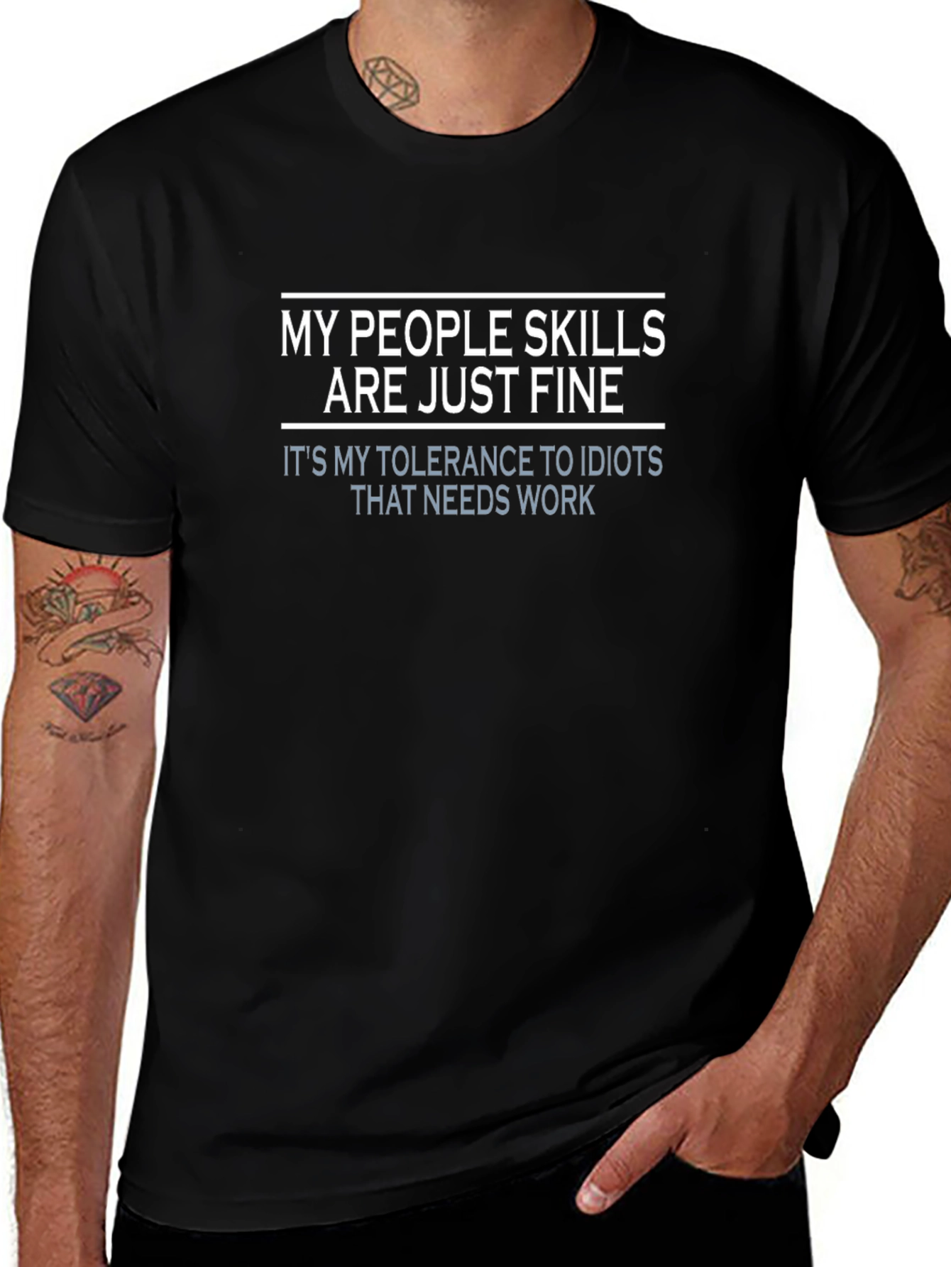 Funny People Skills T-Shirt