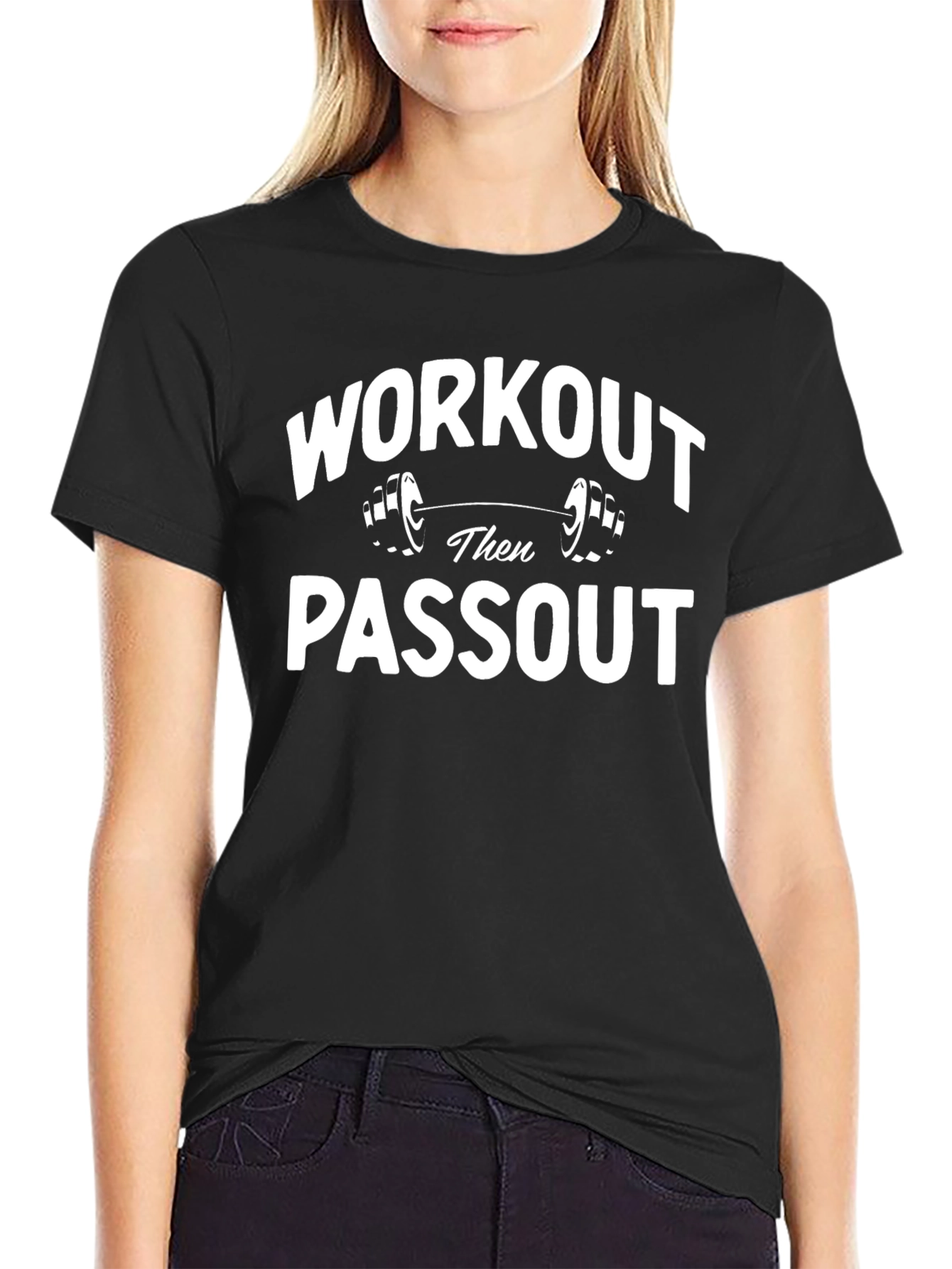 Workout Then Passout Graphic T-Shirt