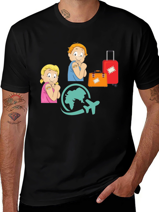 Vaccinated Kids Travel T-Shirt