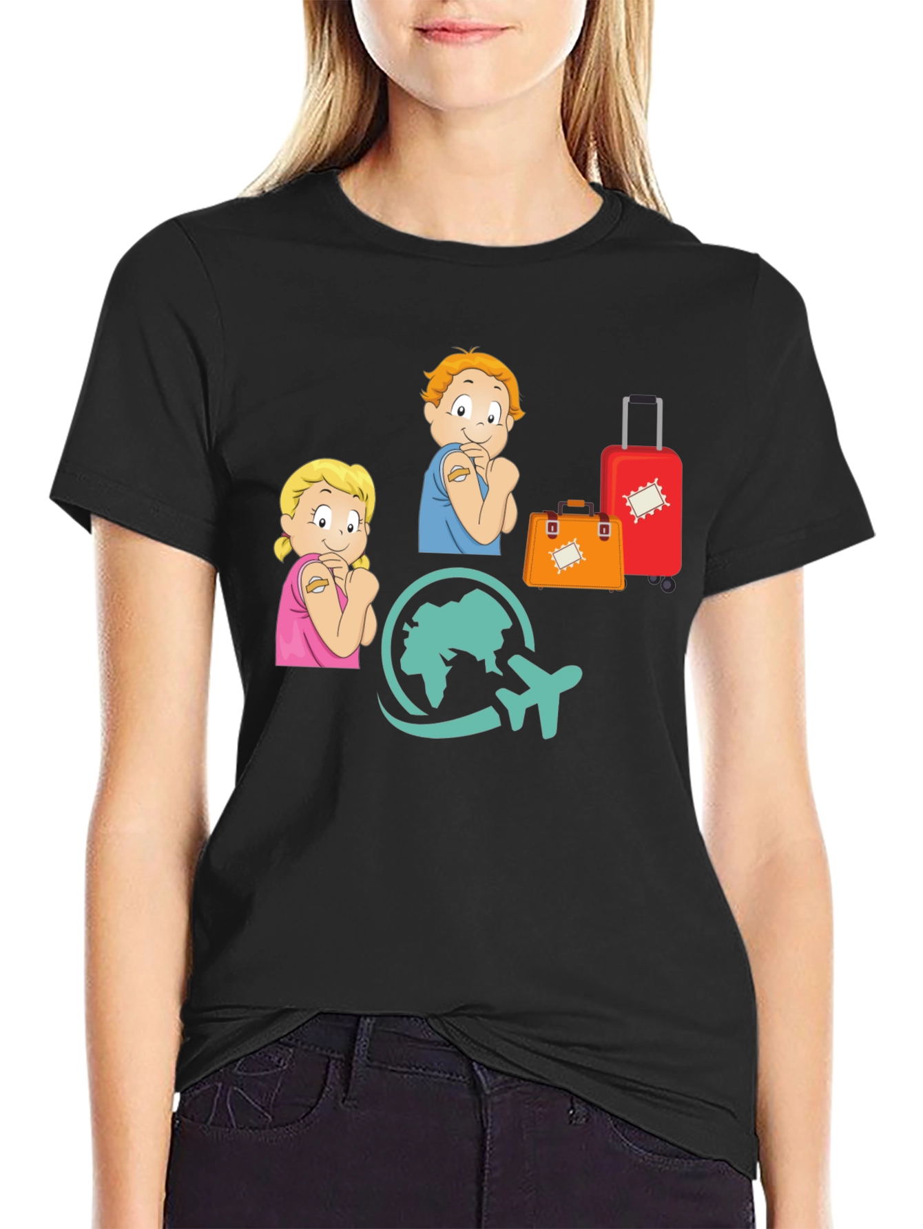 Vaccinated Kids Travel T-Shirt
