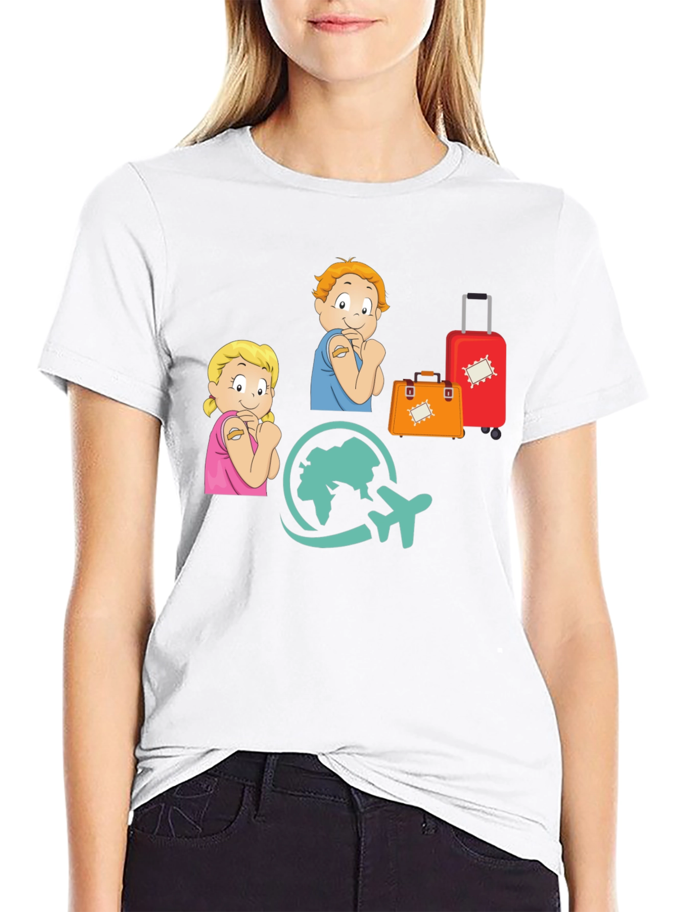 Vaccinated Kids Travel T-Shirt