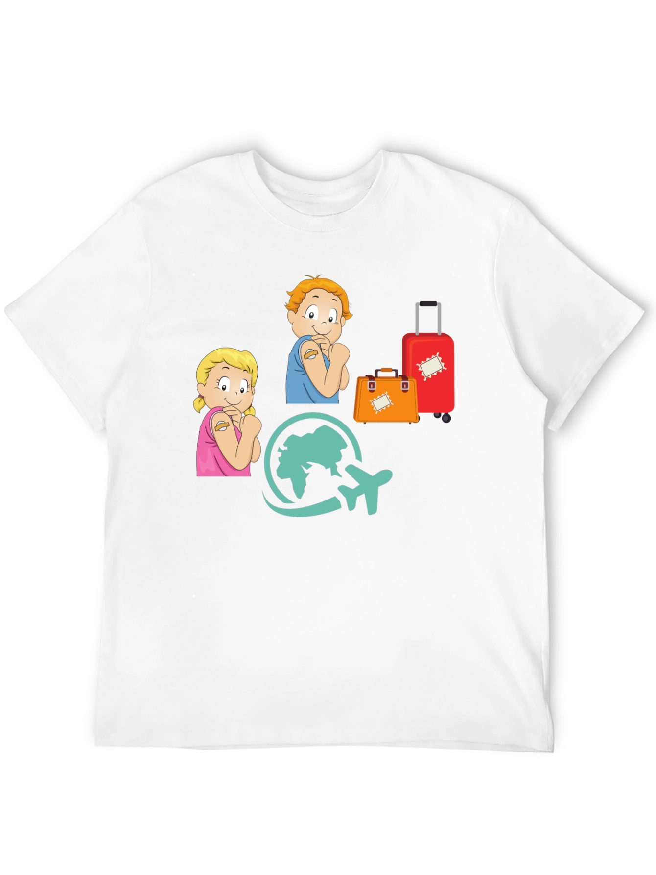 Vaccinated Kids Travel T-Shirt