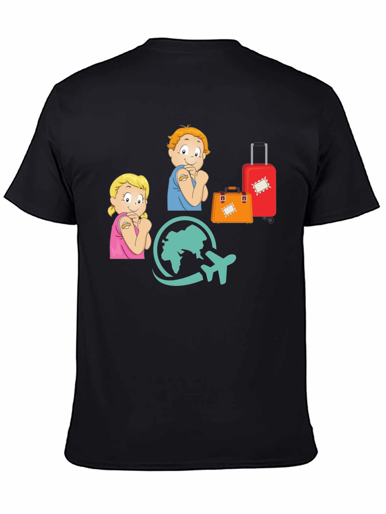 Vaccinated Kids Travel T-Shirt