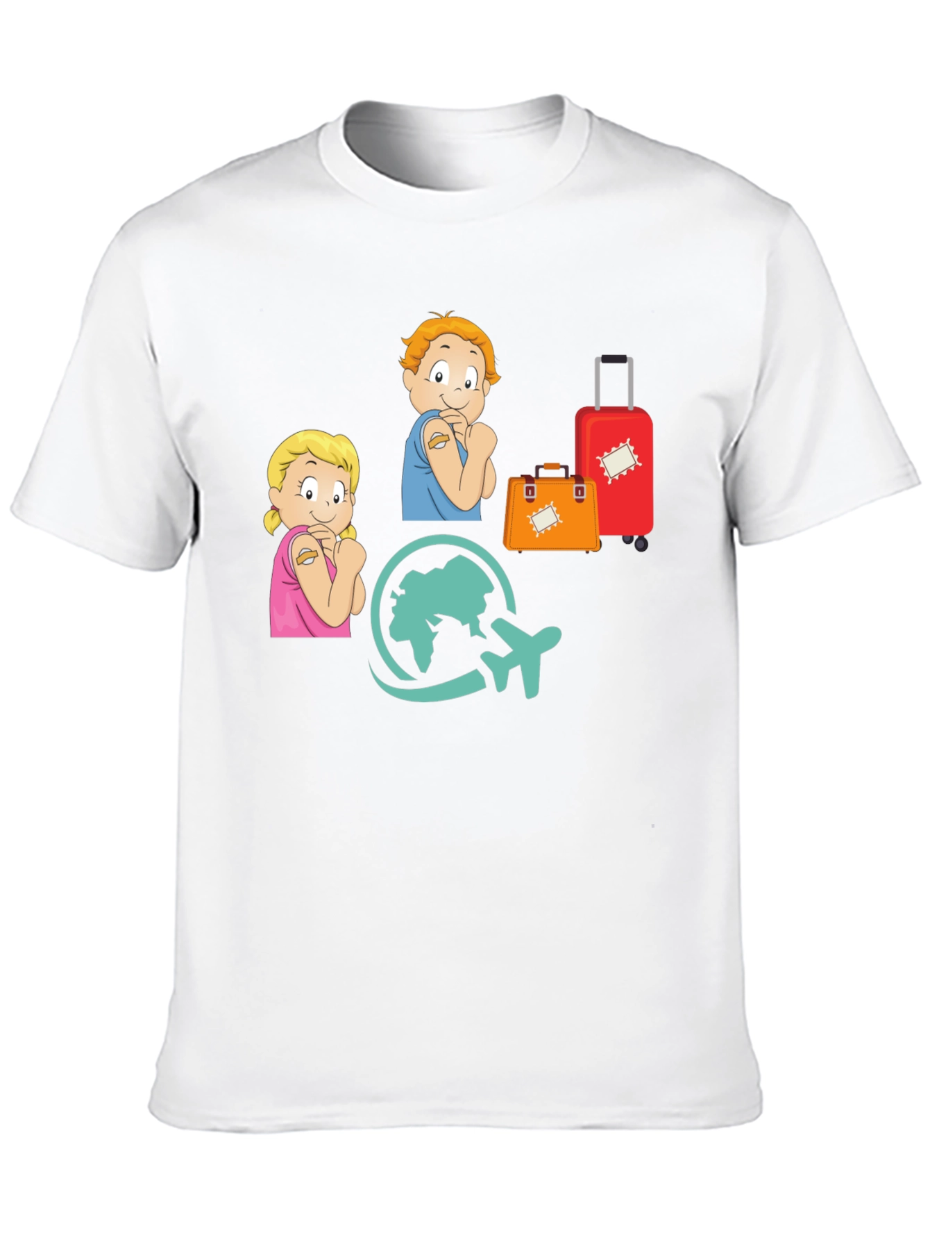 Vaccinated Kids Travel T-Shirt
