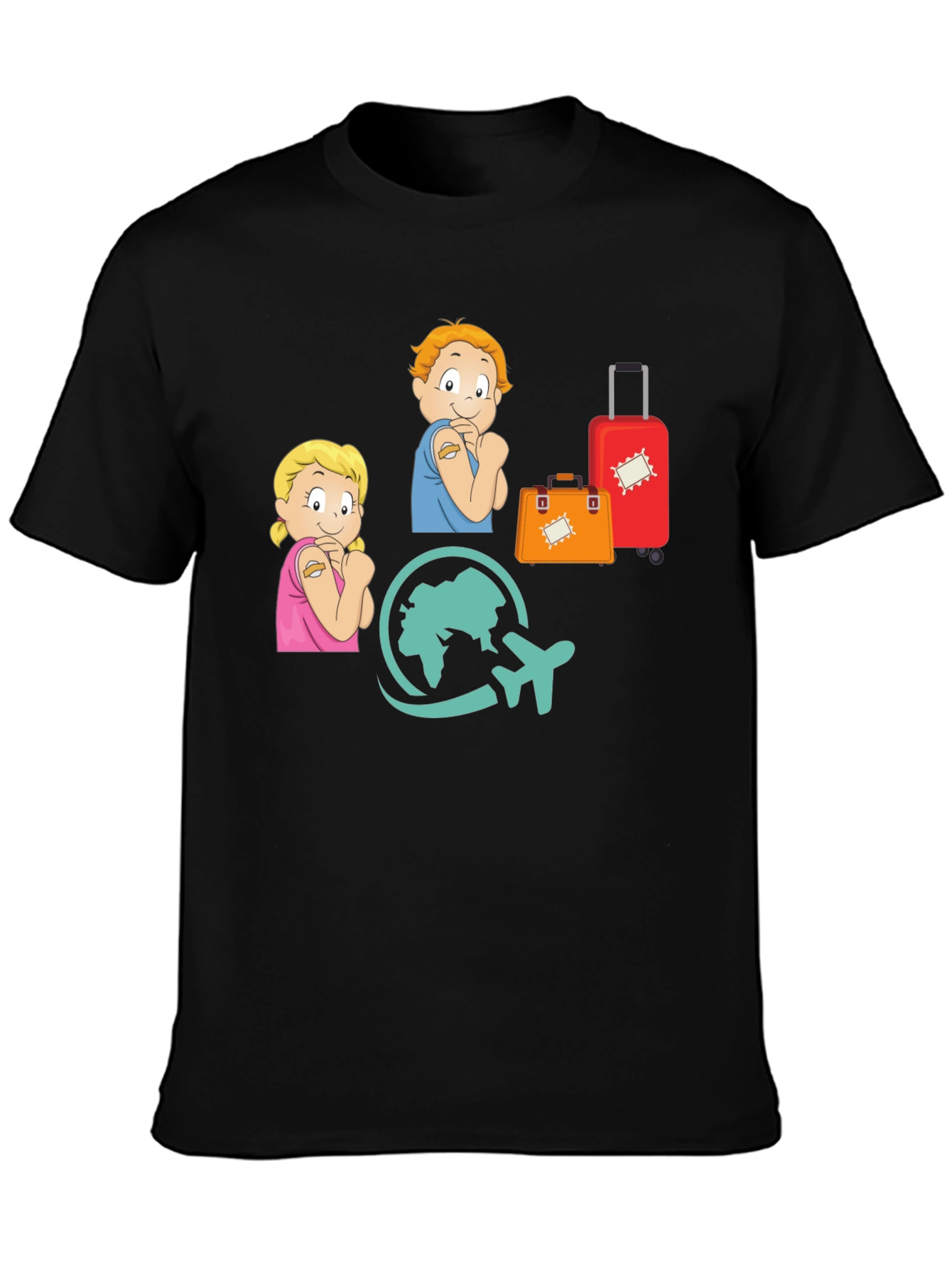 Vaccinated Kids Travel T-Shirt