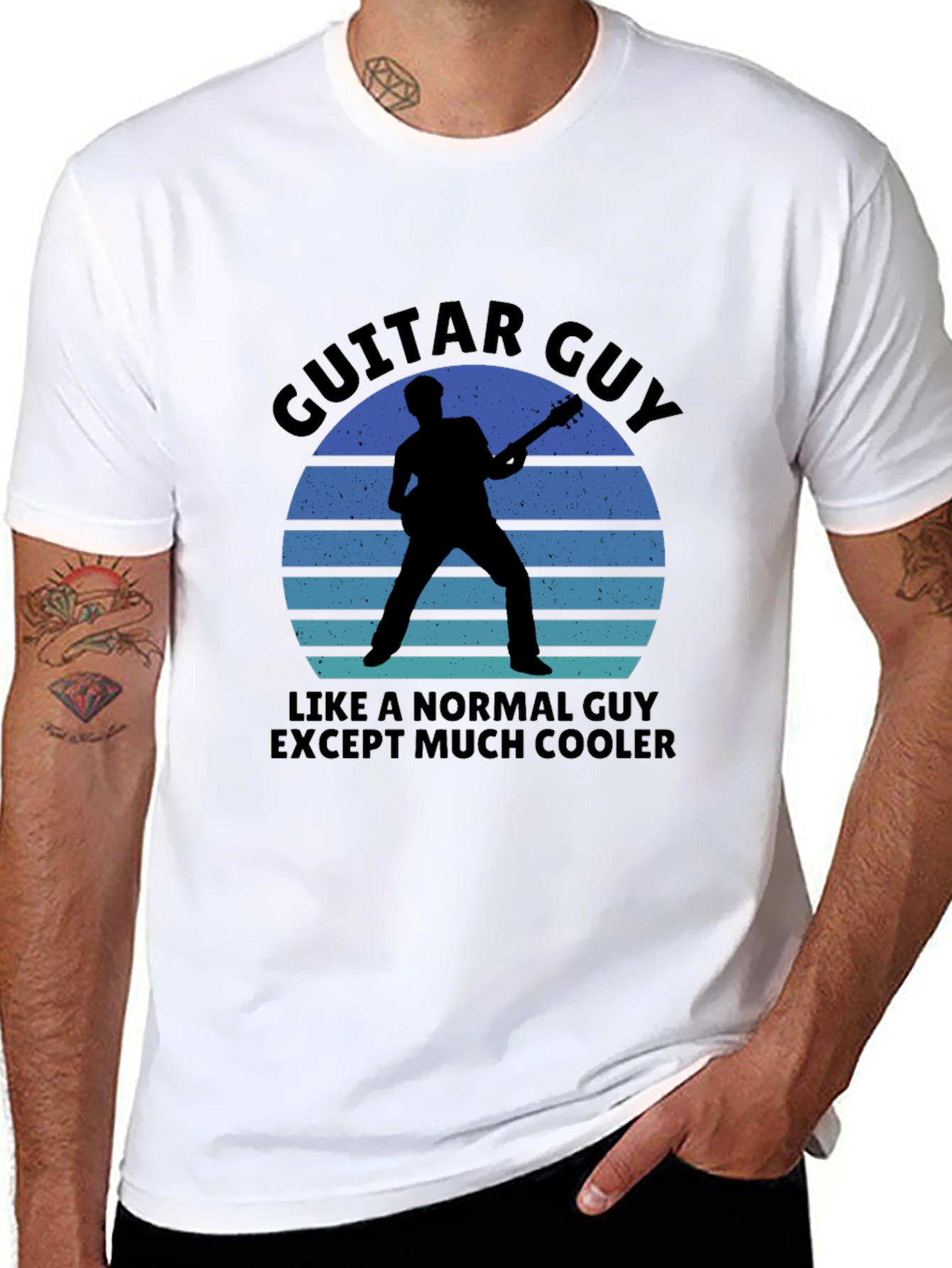 Guitar Guy T-Shirt - Musician Cool Graphic Tee
