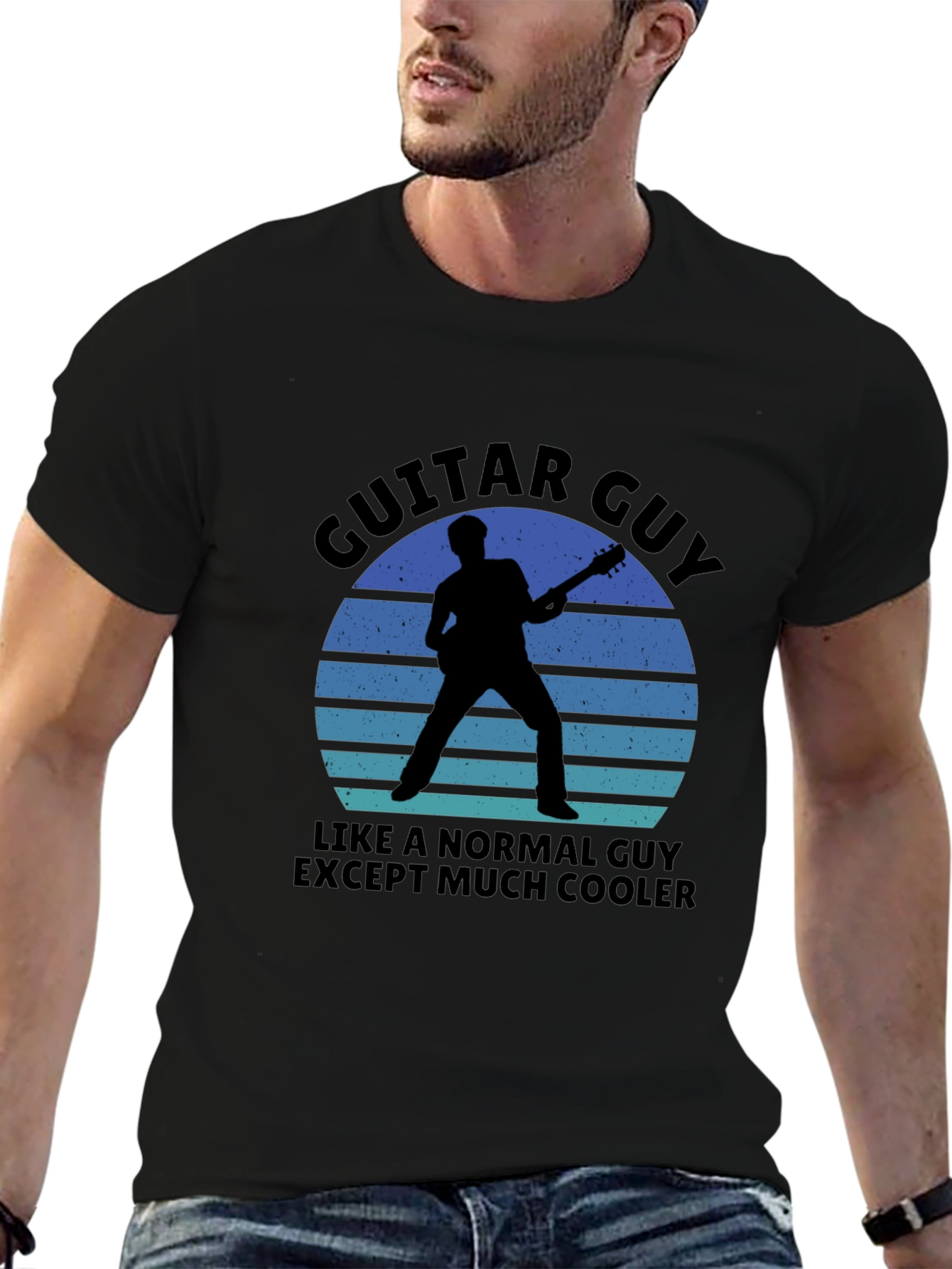 Guitar Guy T-Shirt - Musician Cool Graphic Tee