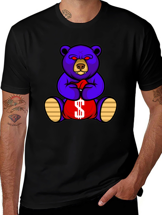 Money Bear Graphic Tee - Black