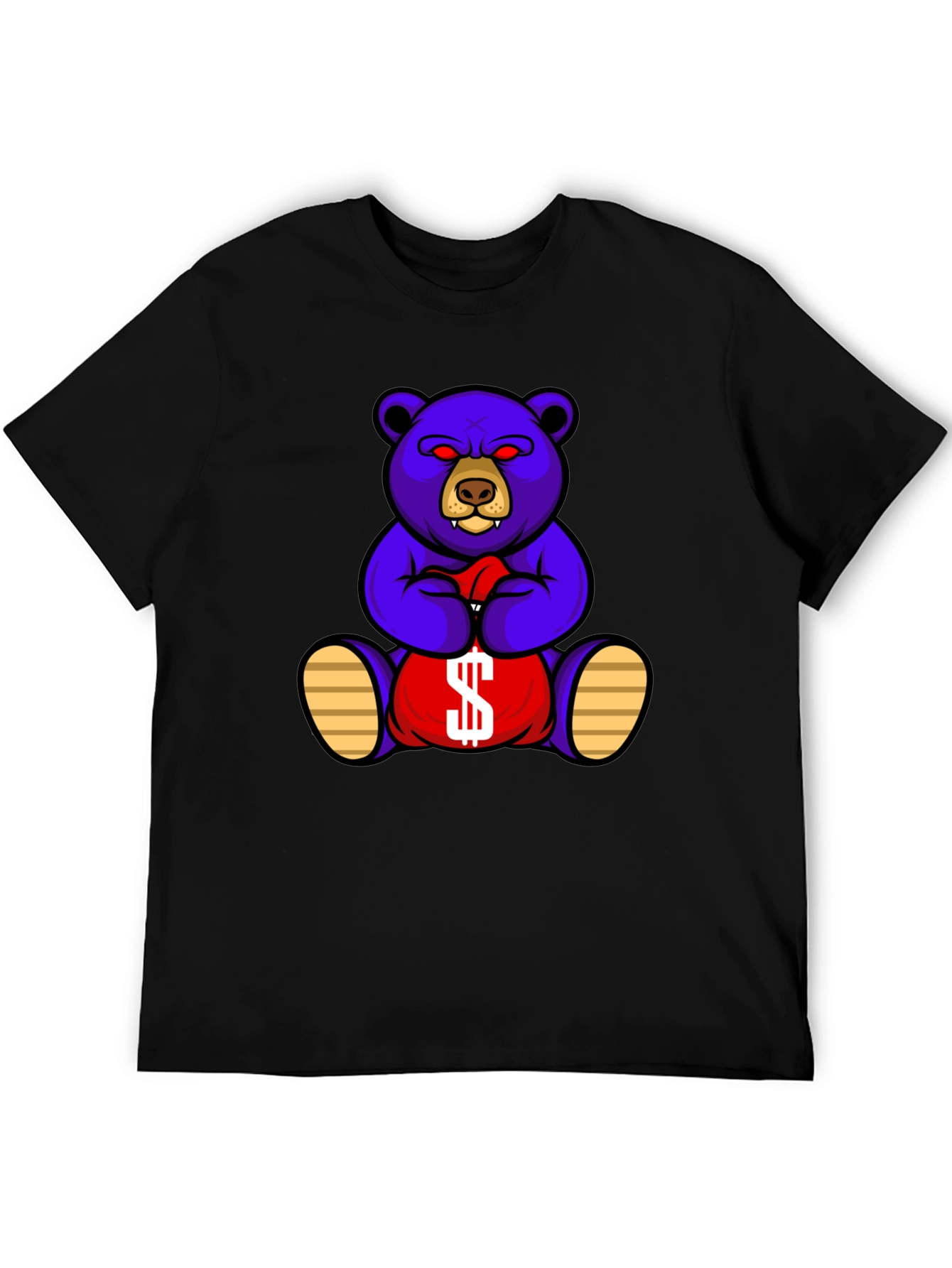 Money Bear Graphic Tee - Black
