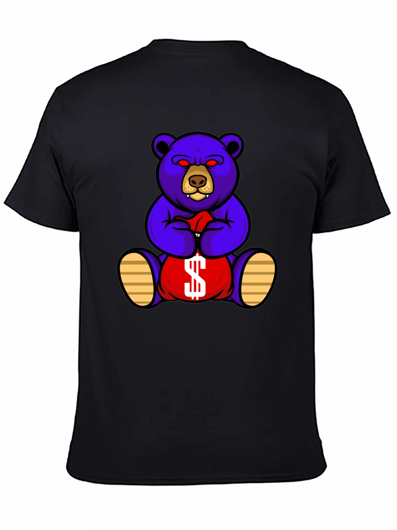 Money Bear Graphic Tee - Black