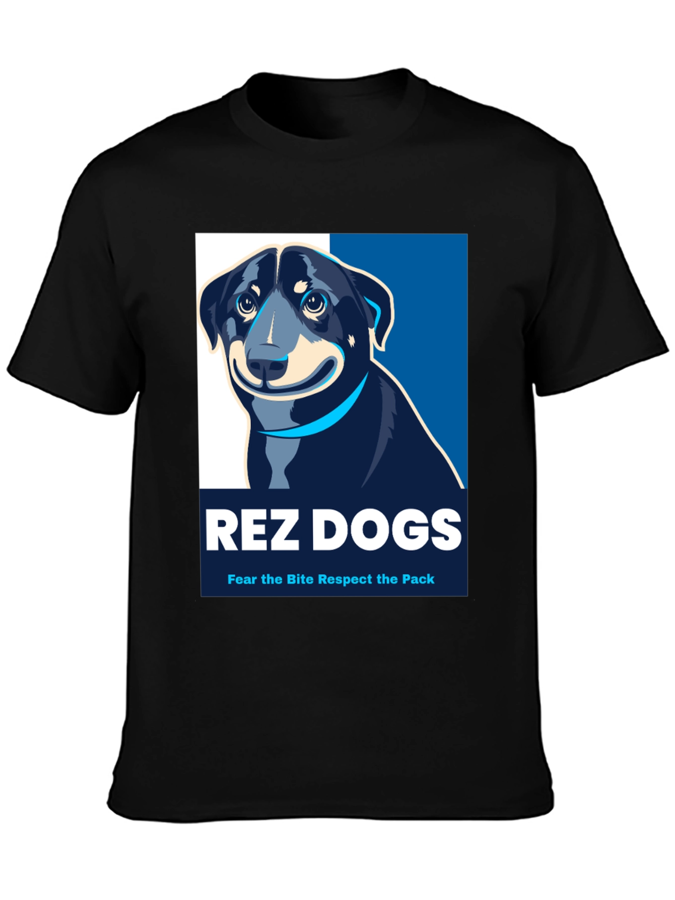 Rez Dogs T-Shirt: Fear the Bite Respect the Pack