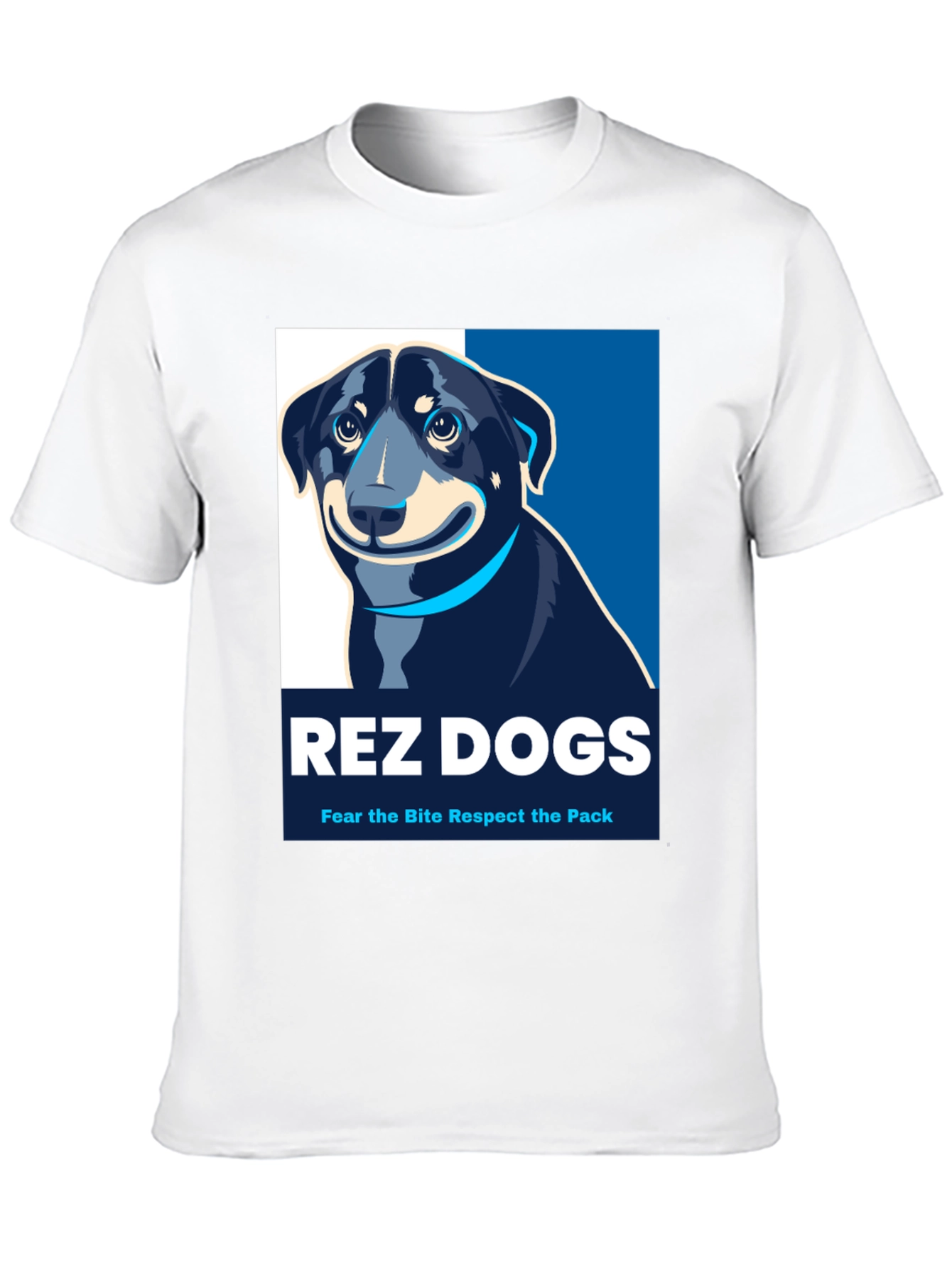 Rez Dogs T-Shirt: Fear the Bite Respect the Pack