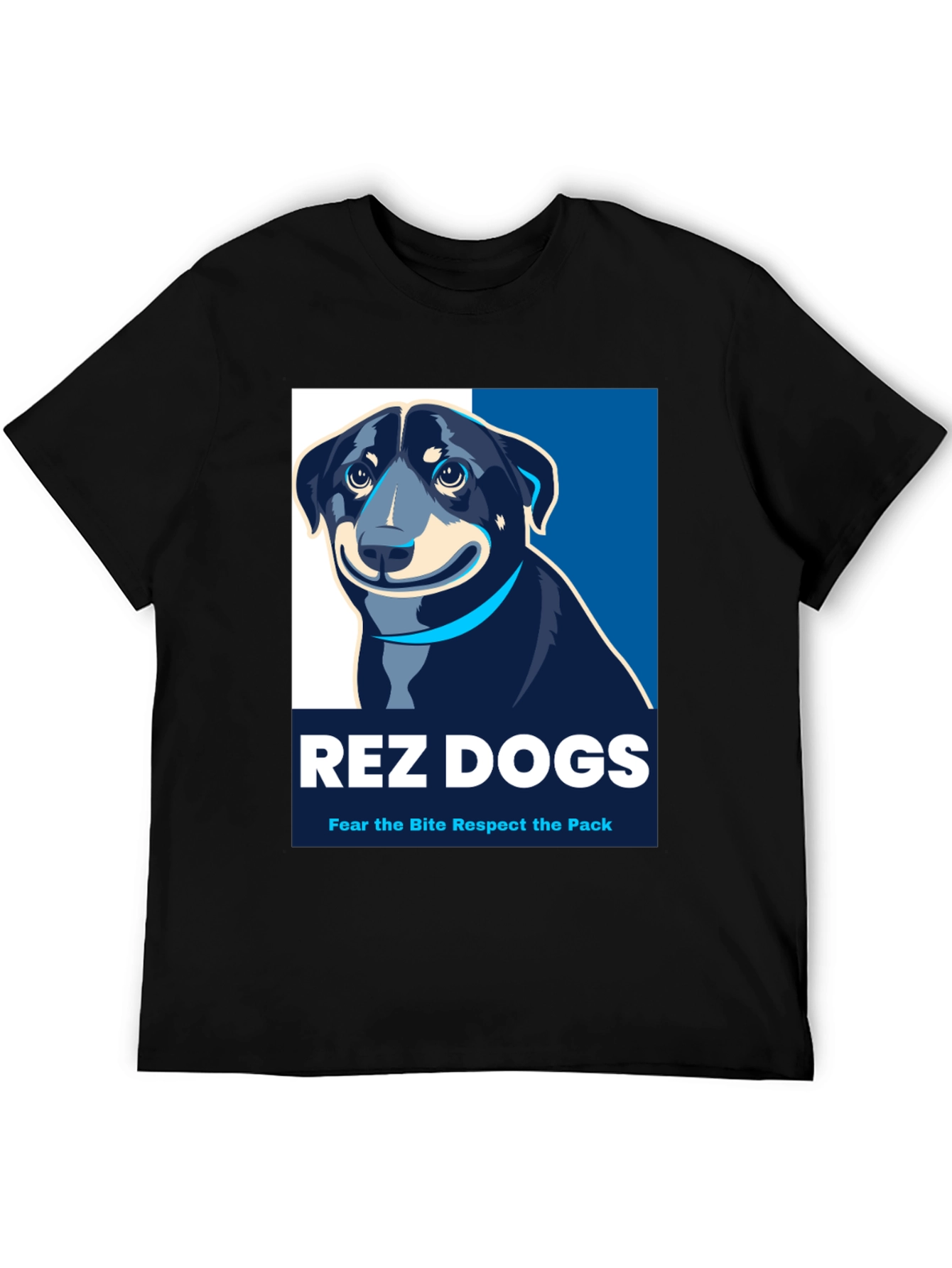 Rez Dogs T-Shirt: Fear the Bite Respect the Pack