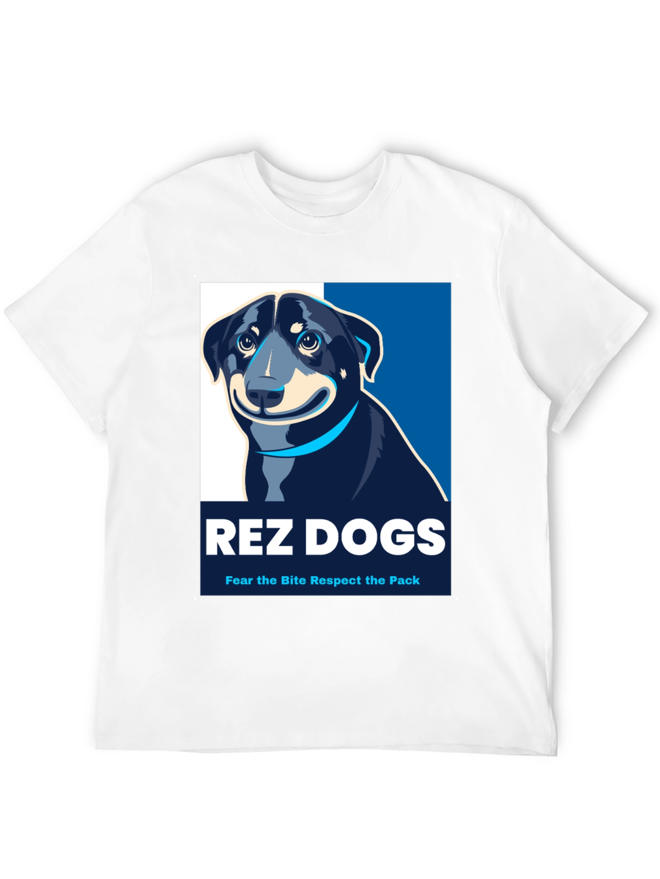 Rez Dogs T-Shirt: Fear the Bite Respect the Pack