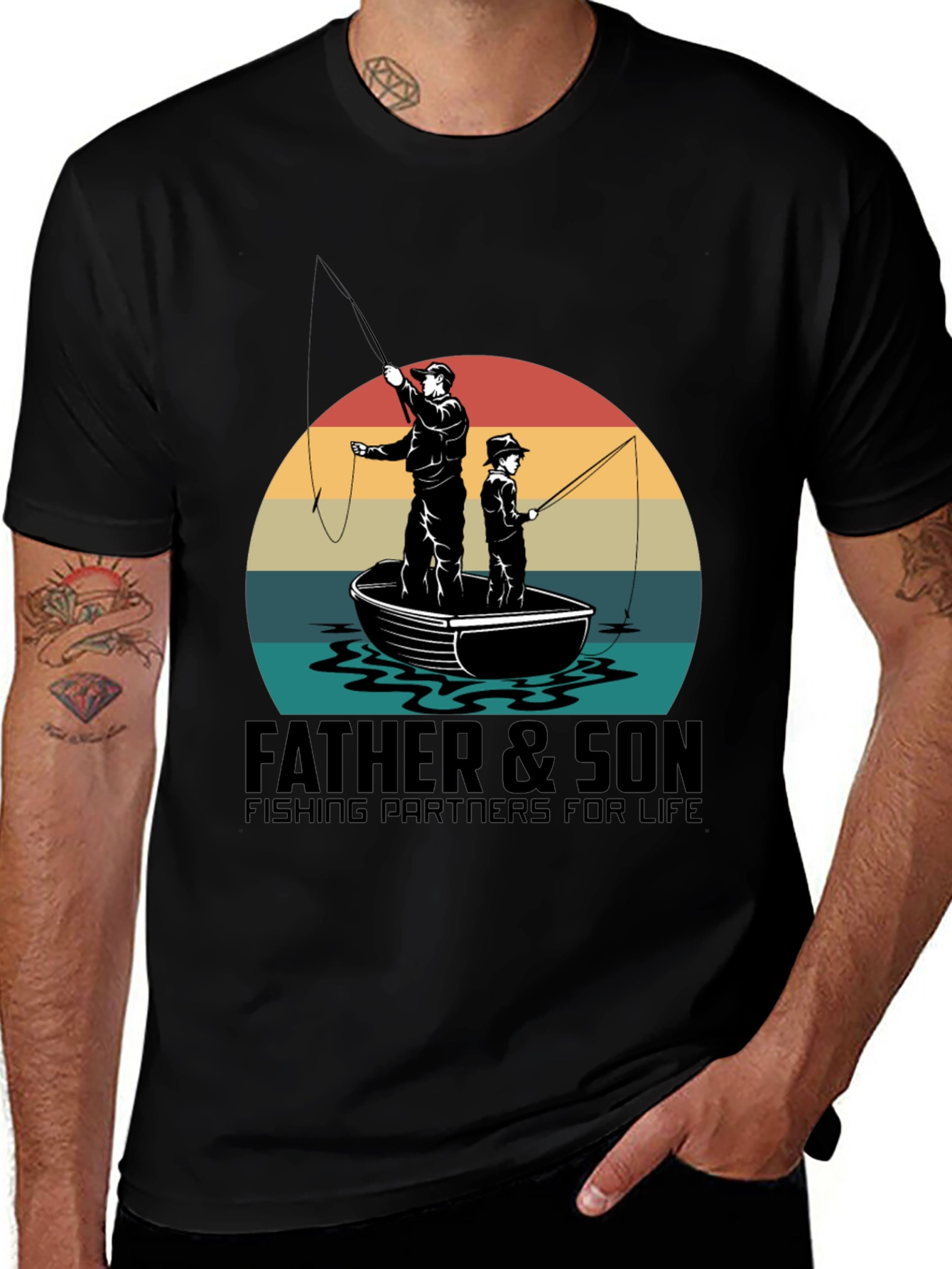 Father & Son Fishing Partners T-Shirt