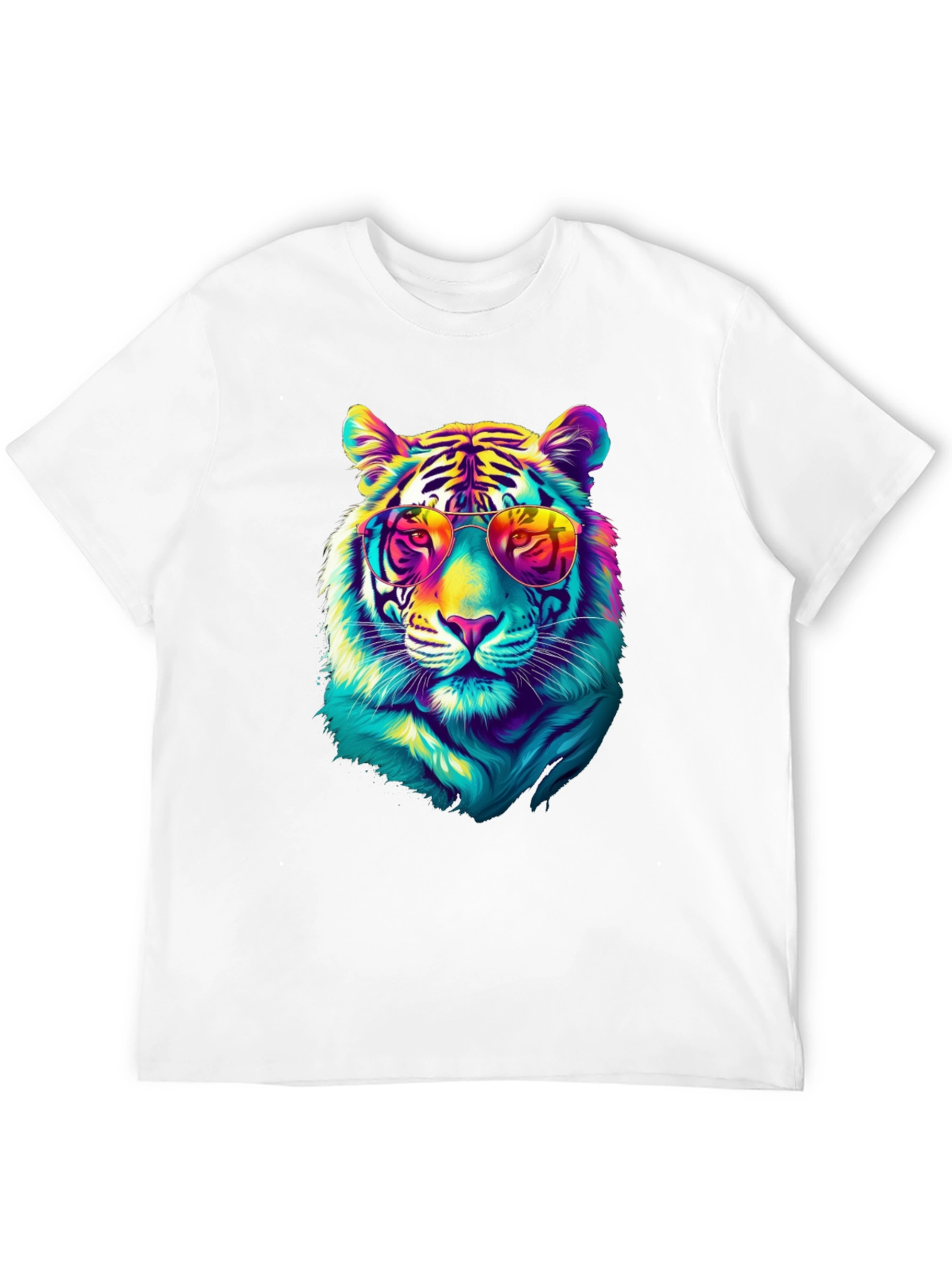 Cool Tiger Graphic Tee - Black