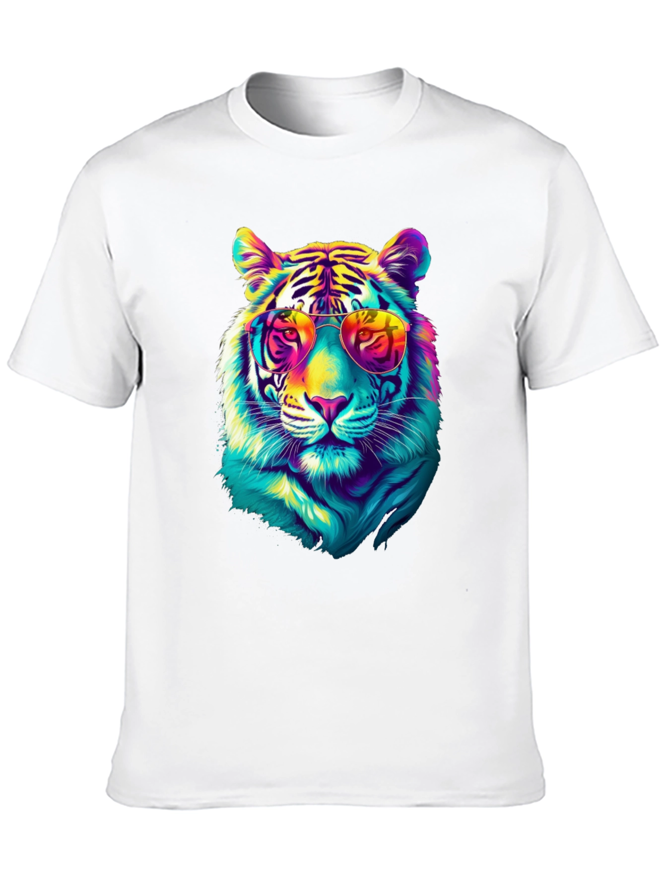 Cool Tiger Graphic Tee - Black
