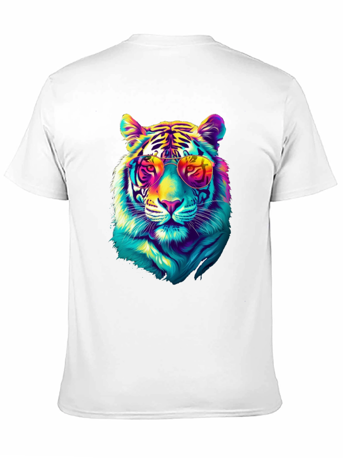 Cool Tiger Graphic Tee - Black