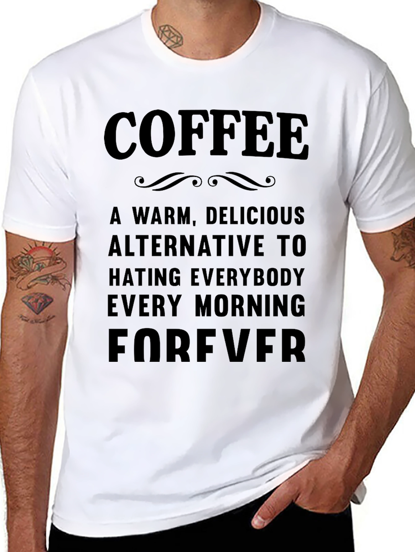Coffee Forever T-Shirt - Warm Delicious Alternative