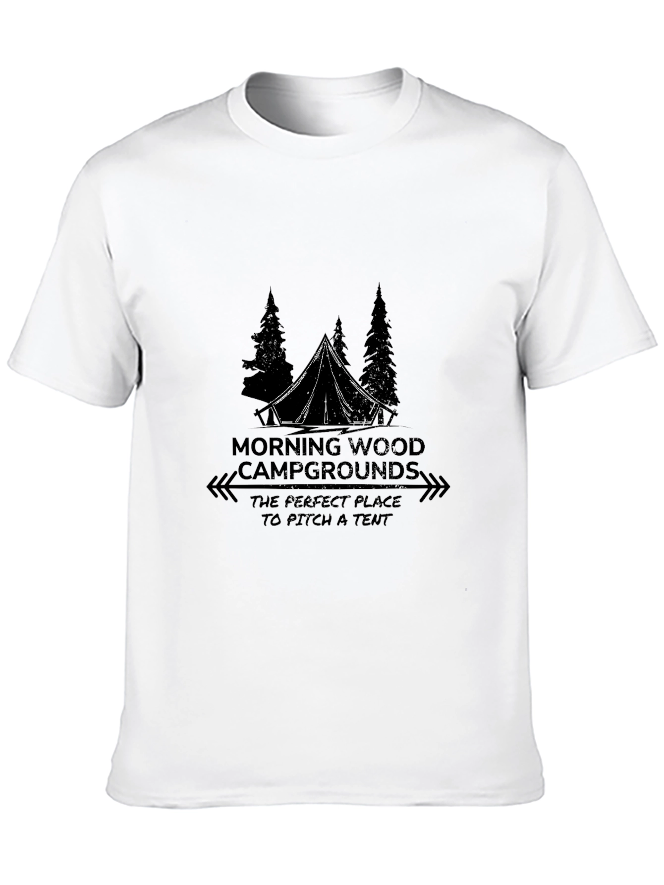 Morning Wood Campground Graphic Tee