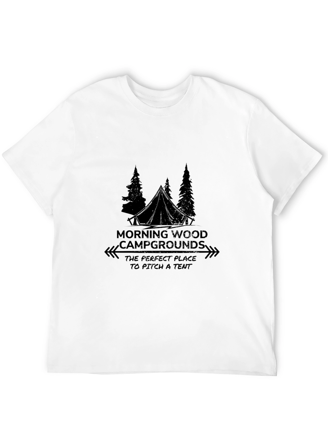 Morning Wood Campground Graphic Tee
