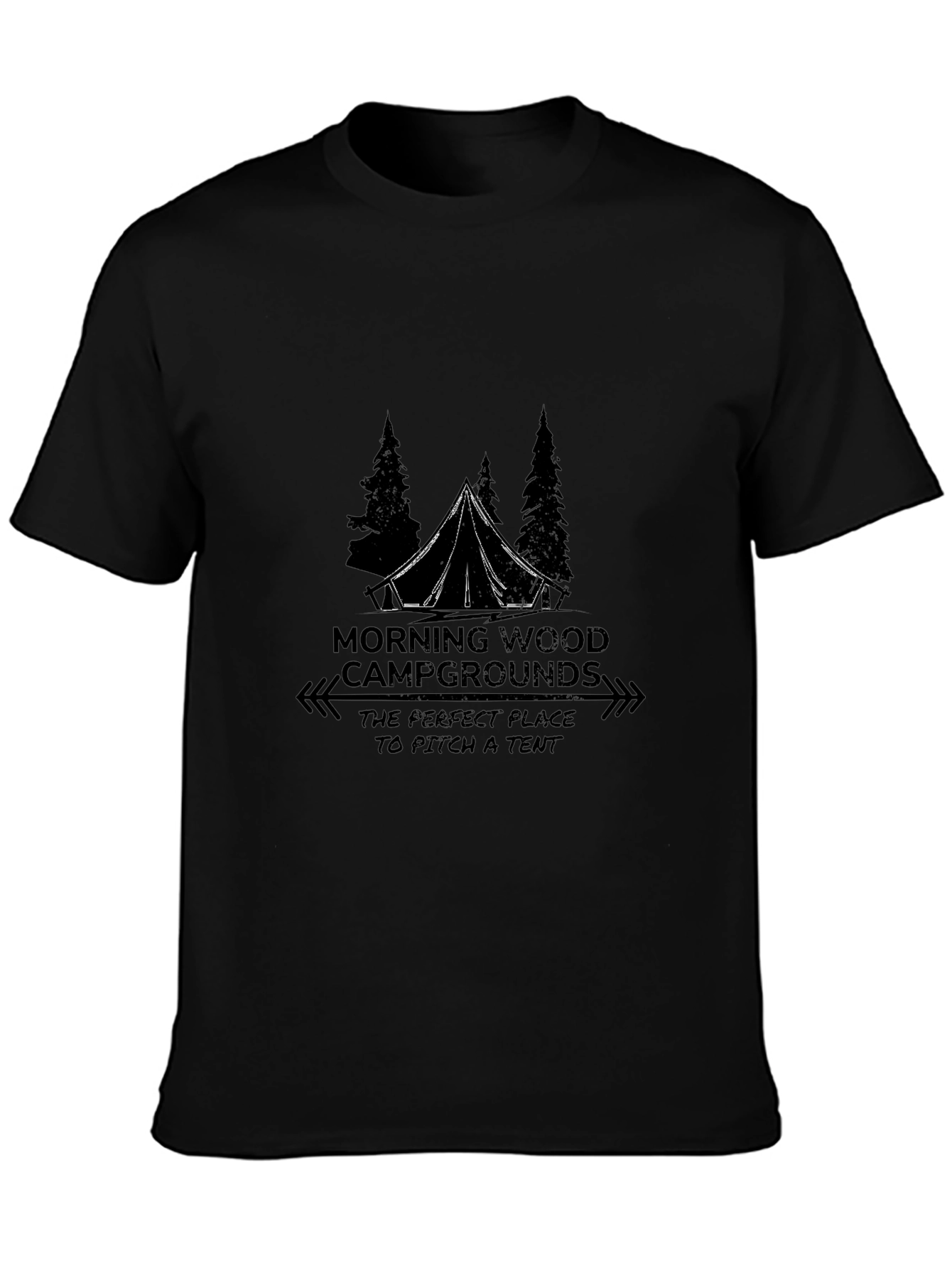Morning Wood Campground Graphic Tee