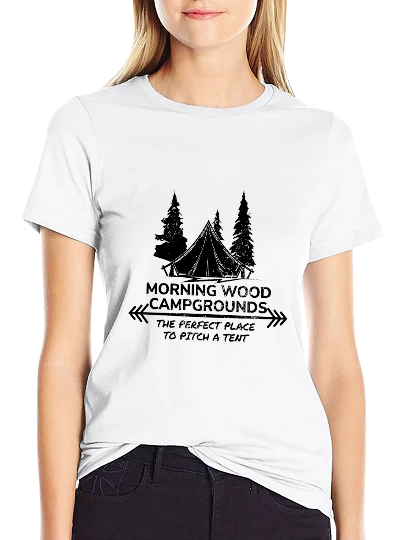 Morning Wood Campground Graphic Tee