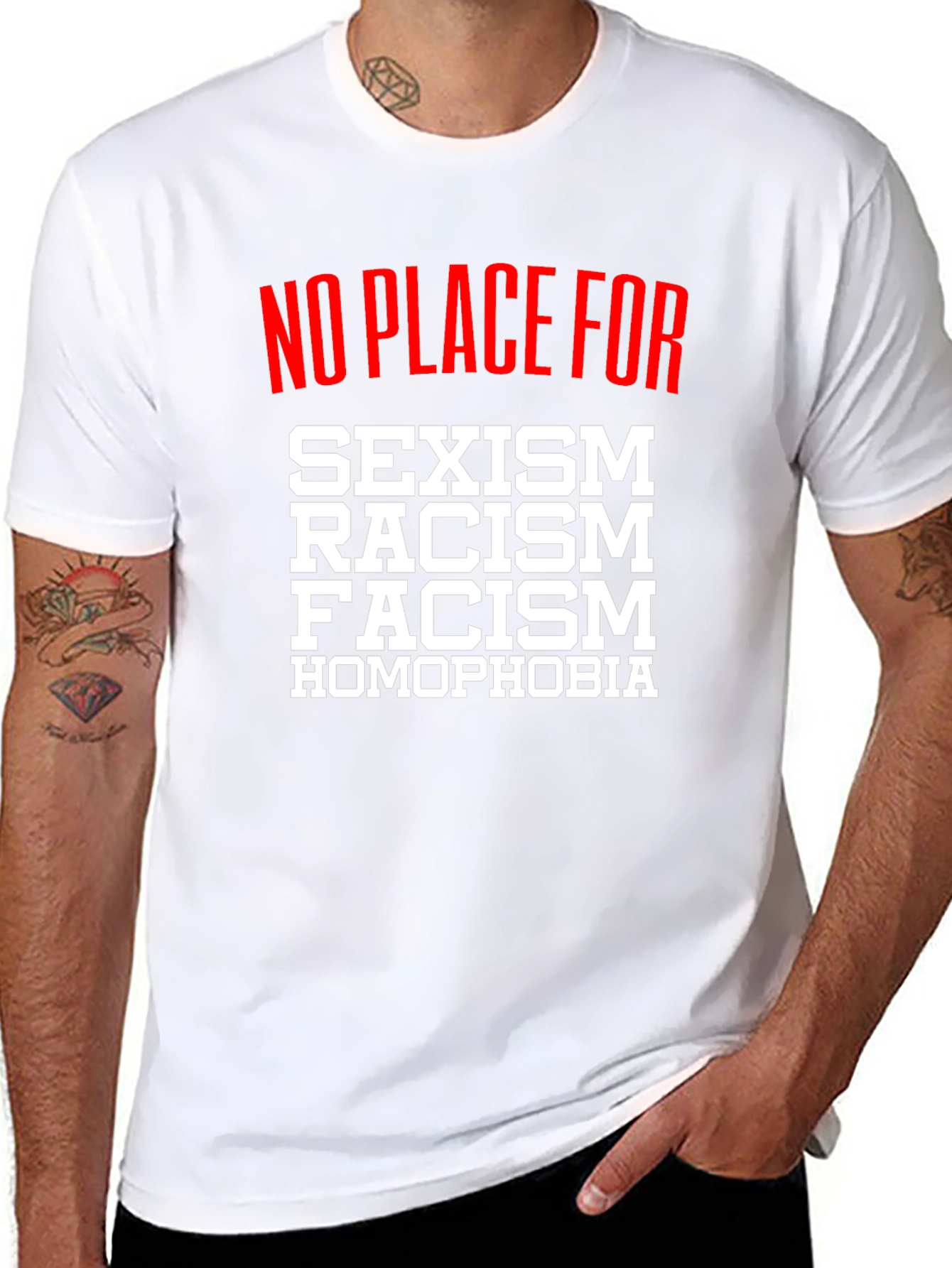 No Place For T-Shirt