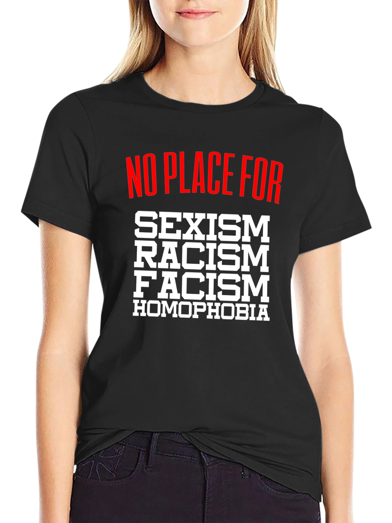 No Place For T-Shirt
