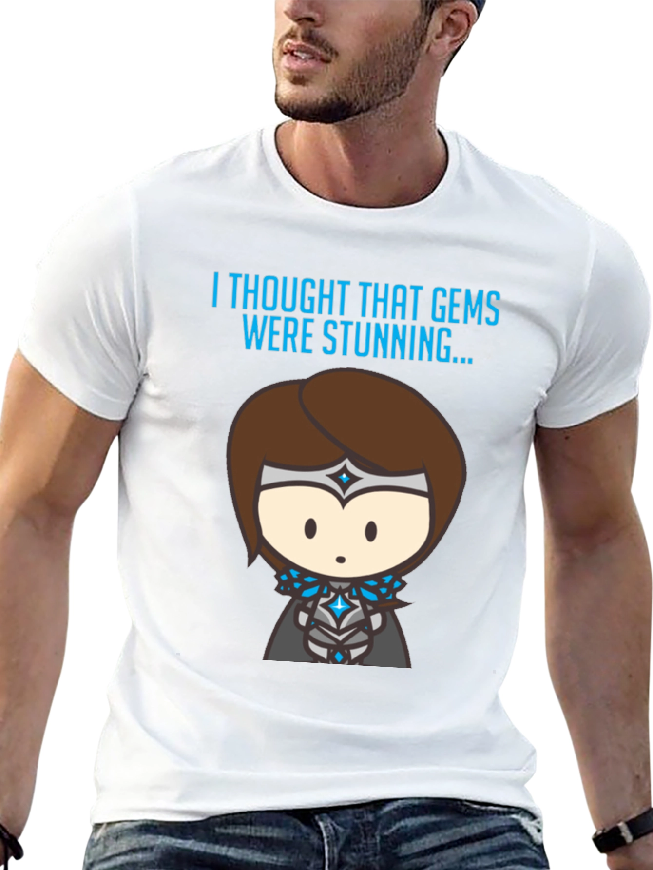 Gems Stunning T-Shirt - Novelty Graphic Tee