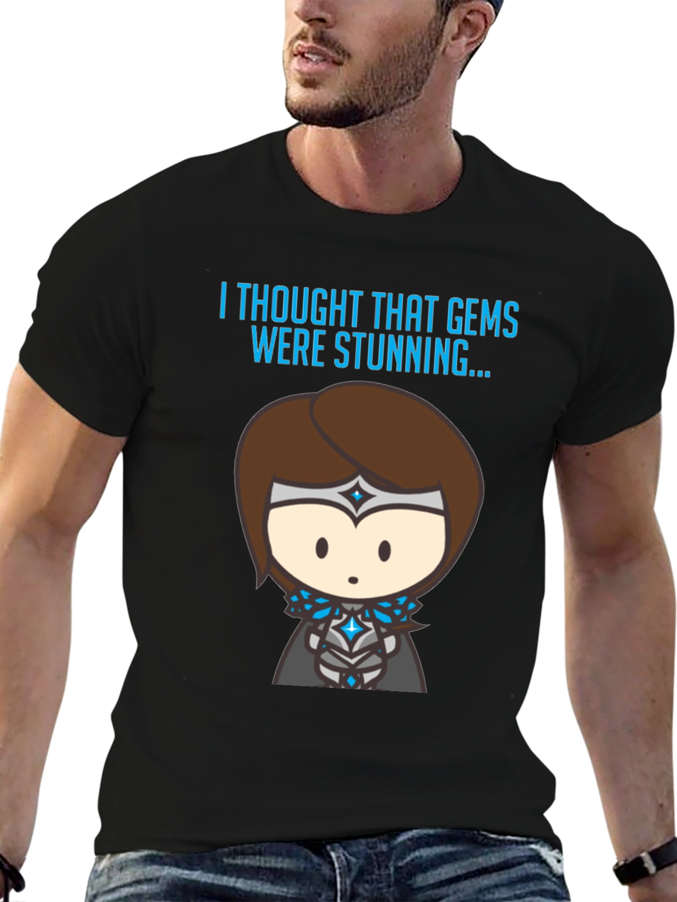 Gems Stunning T-Shirt - Novelty Graphic Tee