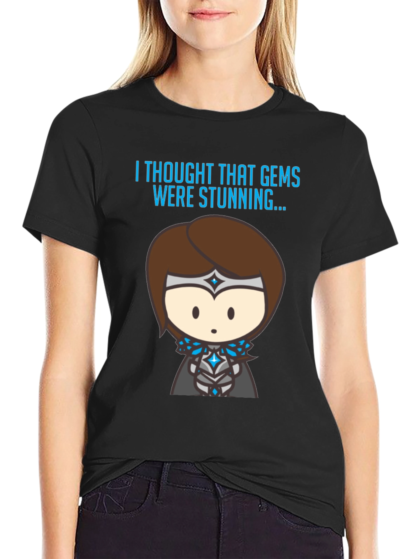 Gems Stunning T-Shirt - Novelty Graphic Tee