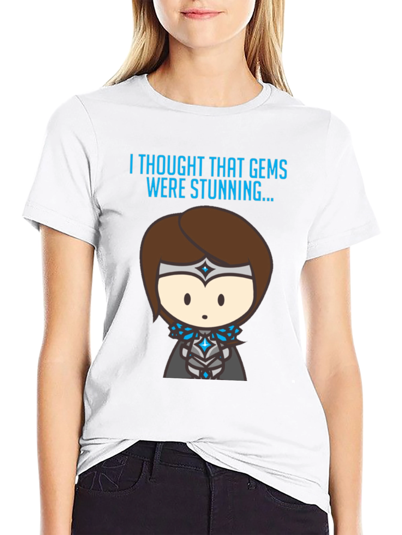 Gems Stunning T-Shirt - Novelty Graphic Tee