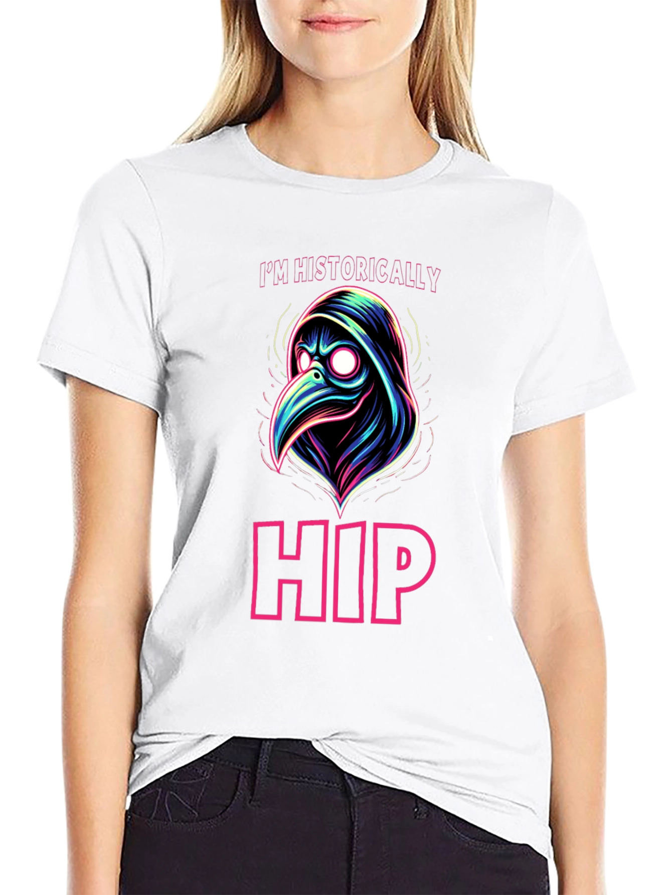Historically Hip Plague Doctor Graphic Tee